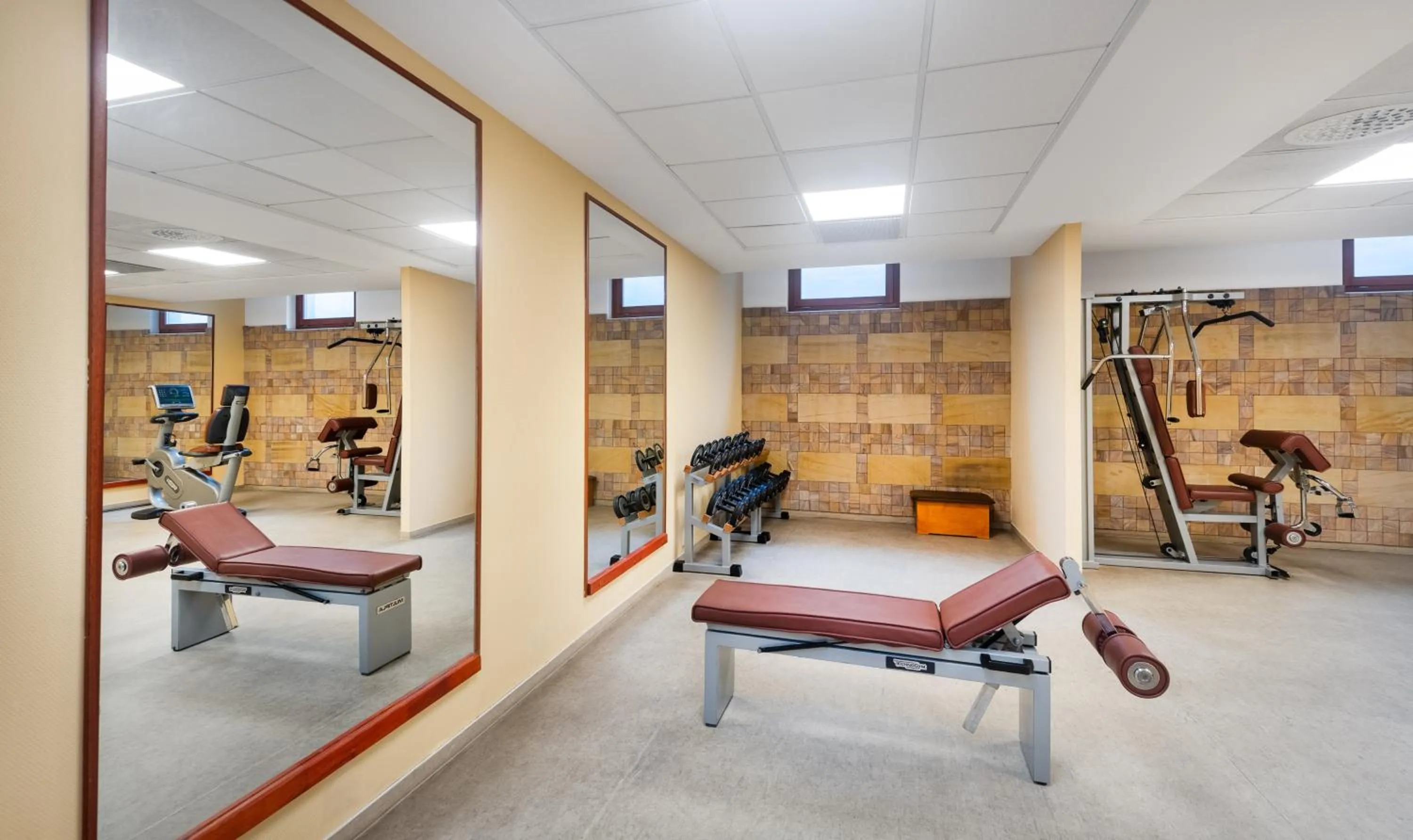 Fitness centre/facilities in Aquarell Hotel