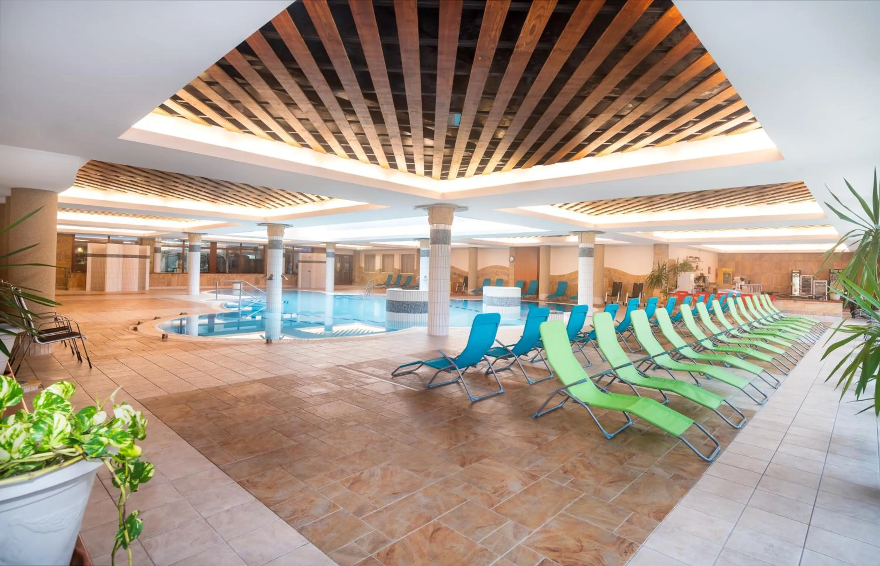 sunbed in Aquarell Hotel