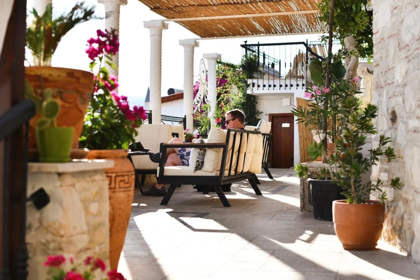 Balcony/Terrace in Villa Ephesus Hotel