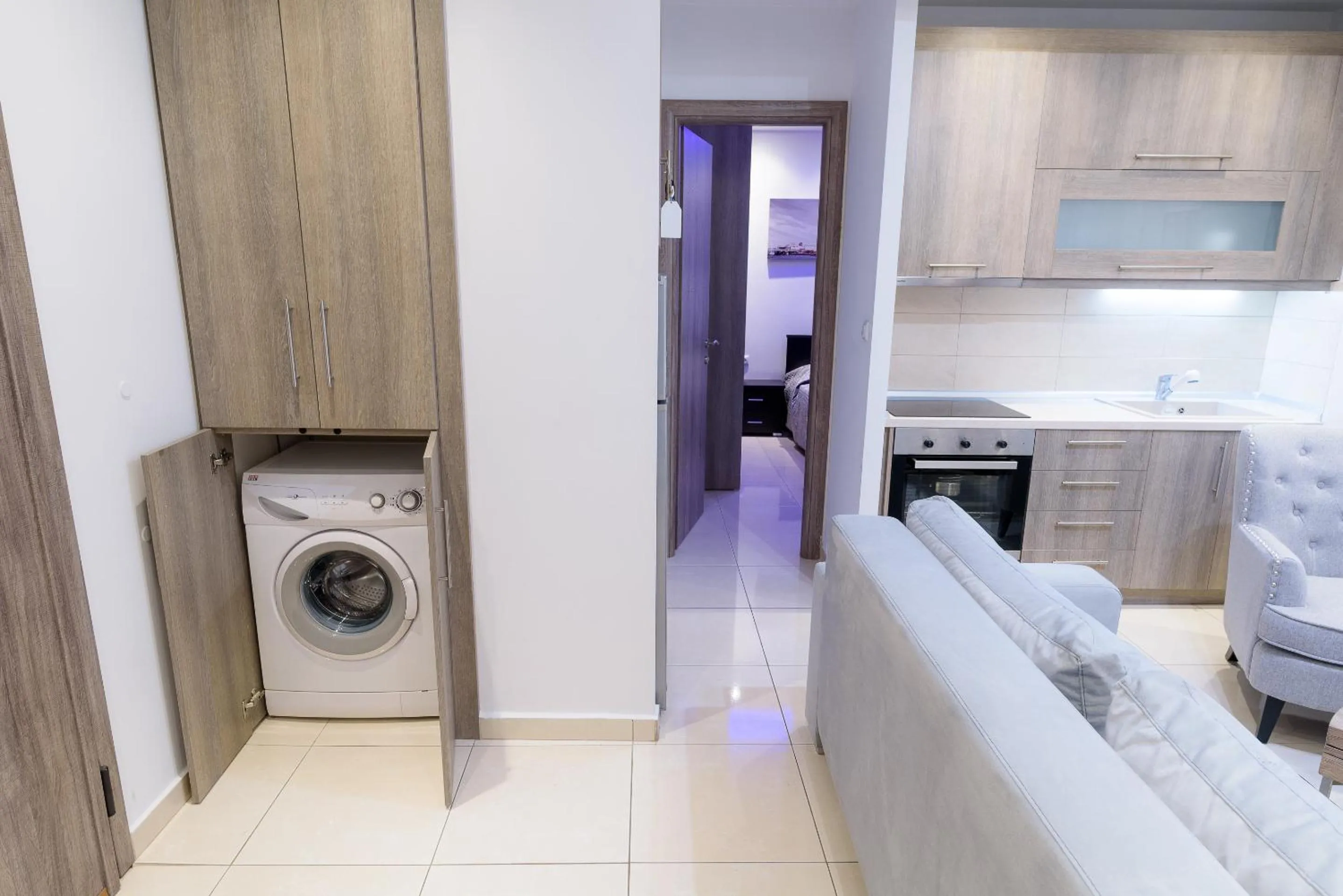Kitchen or kitchenette in Lassani cozy and quiet, 2 bedroom apartm with spacious balcony