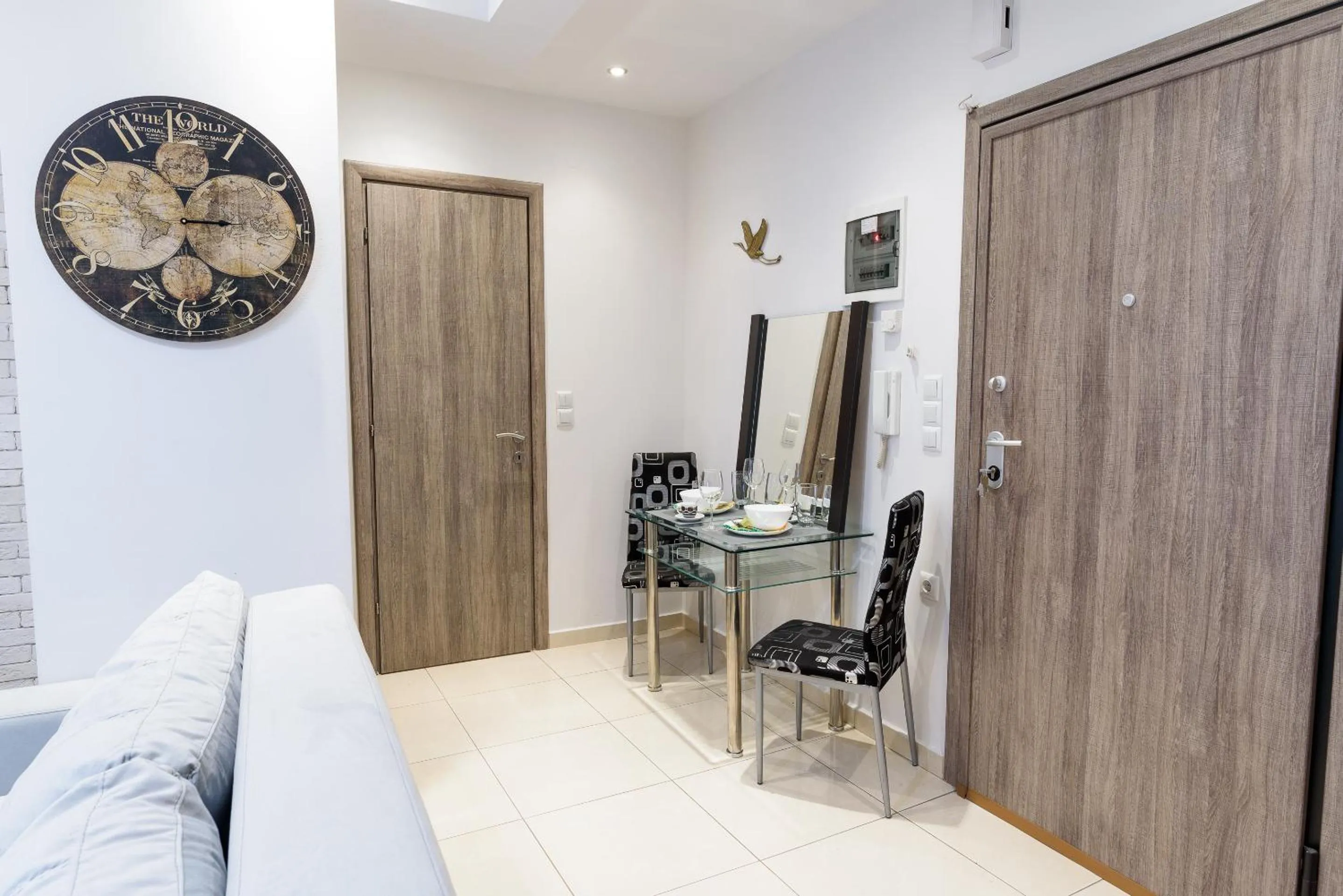 Living room in Lassani cozy and quiet, 2 bedroom apartm with spacious balcony