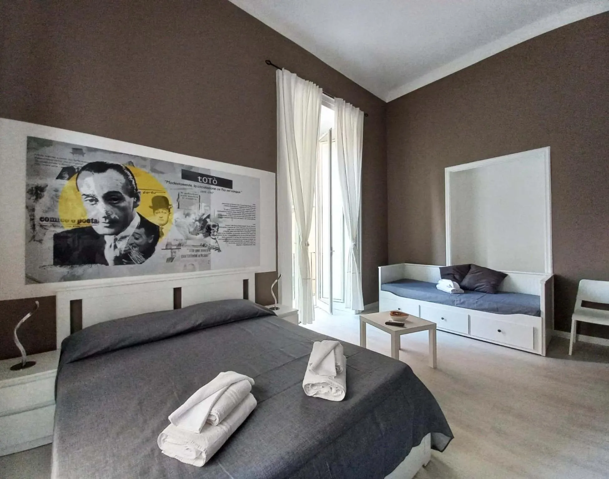 Bed in Le stanze di Partenope