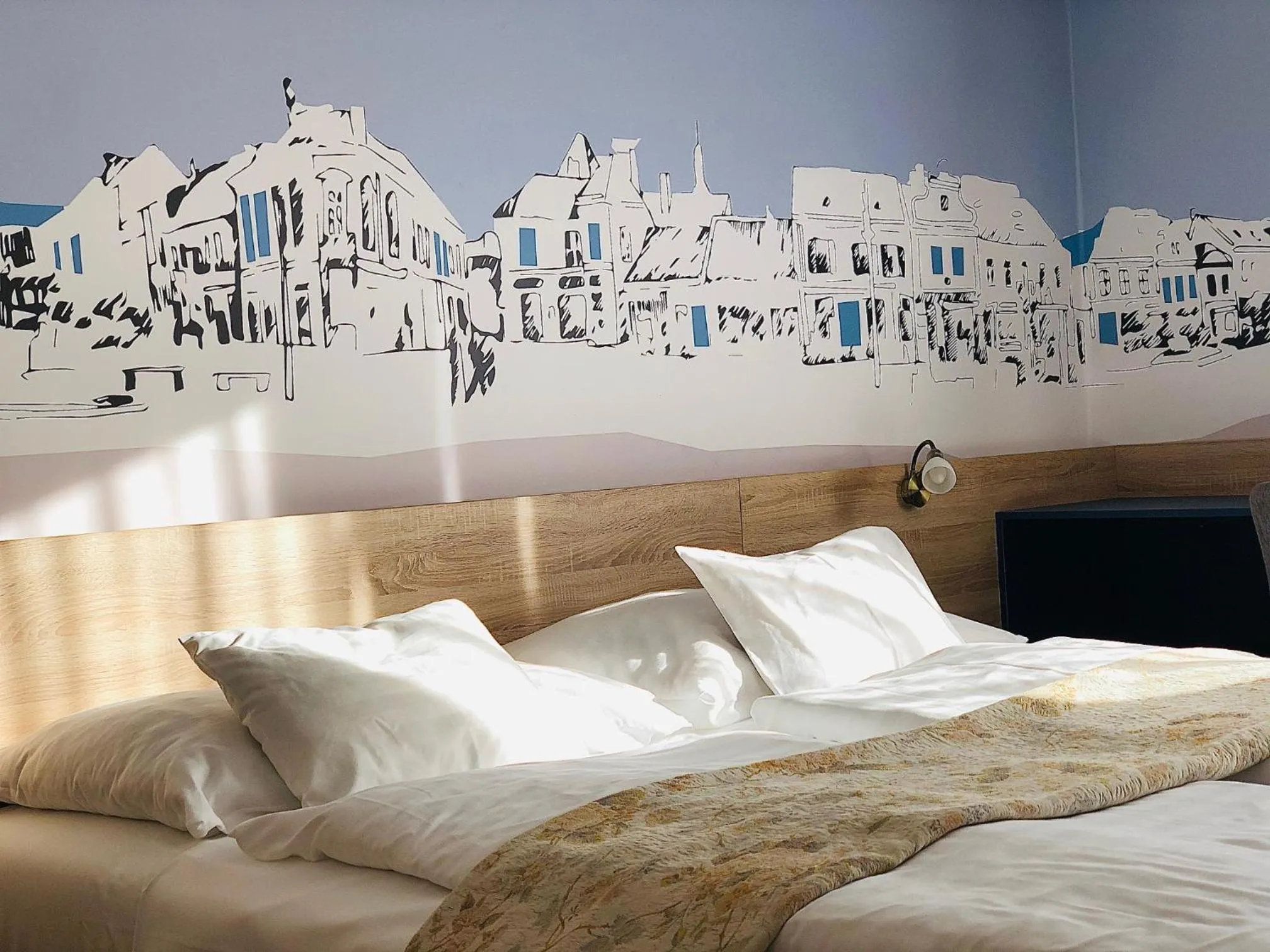 City view, Bed in Hotel Irottkö