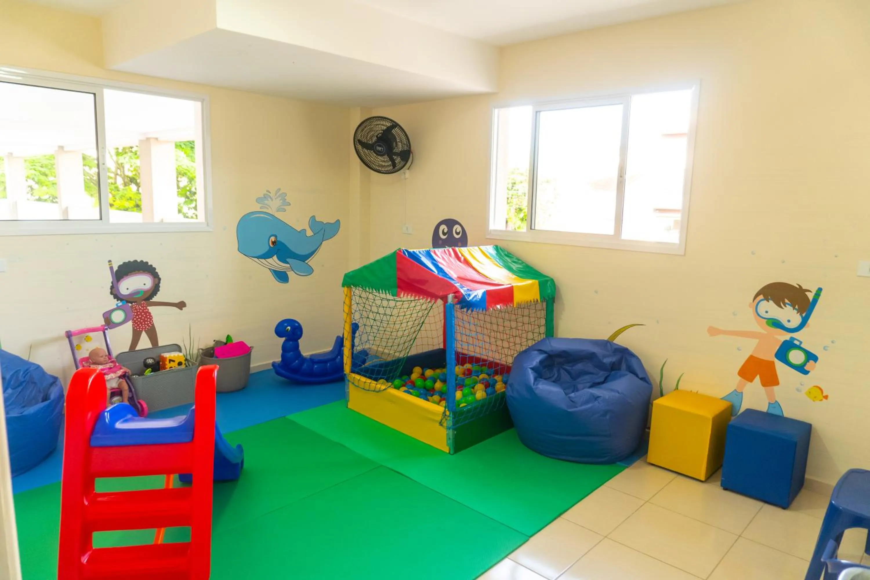 Children play ground in Ubatuba Praia Hotel