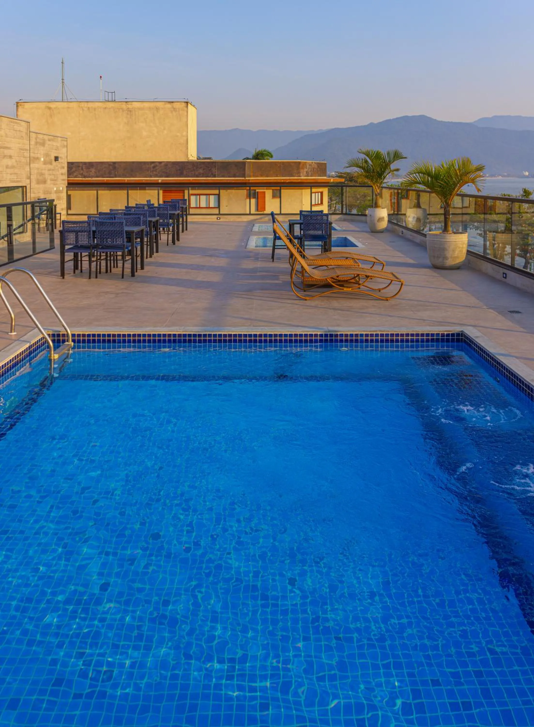 Pool view in Ubatuba Praia Hotel