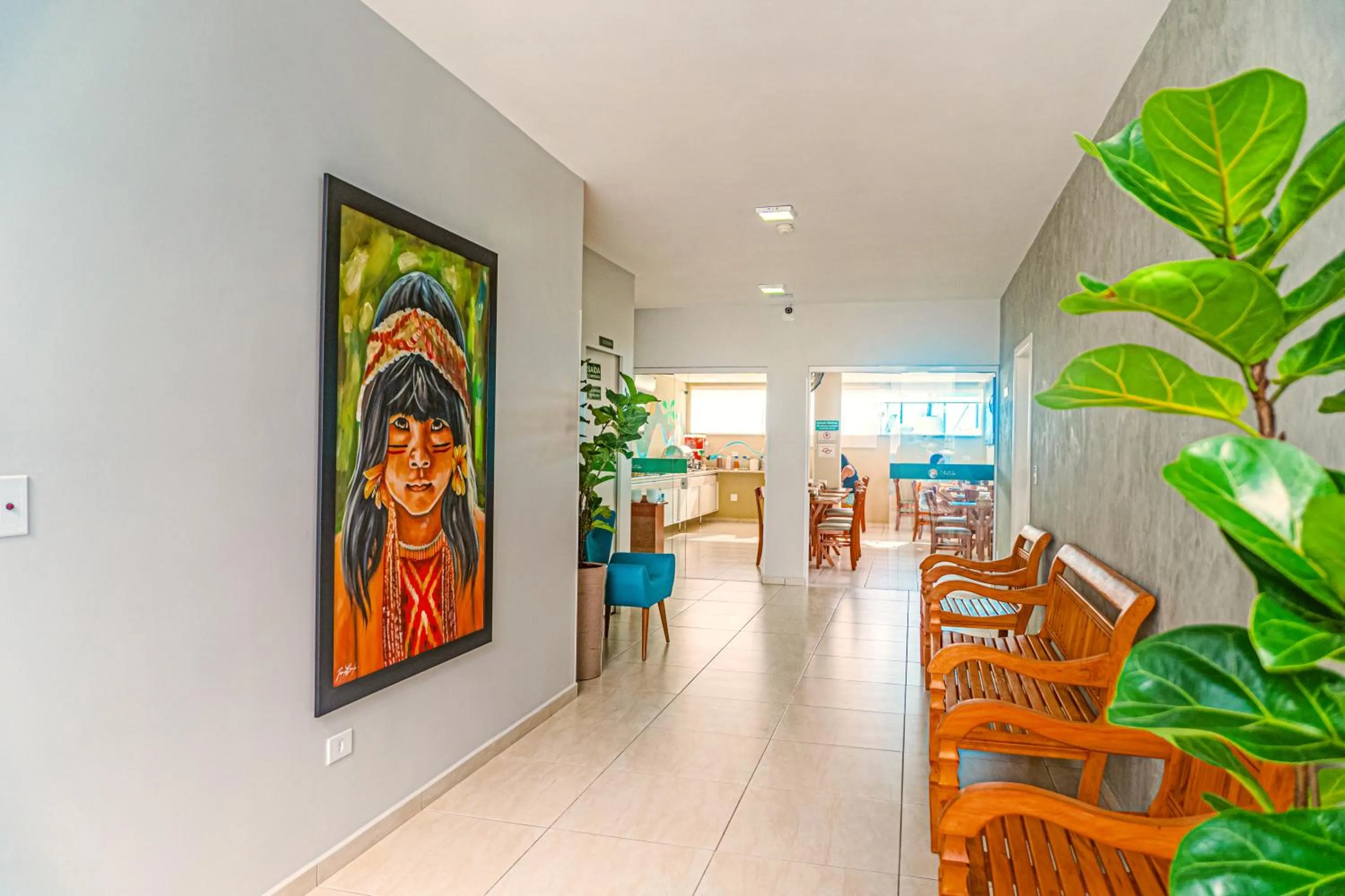 Seating area in Ubatuba Praia Hotel