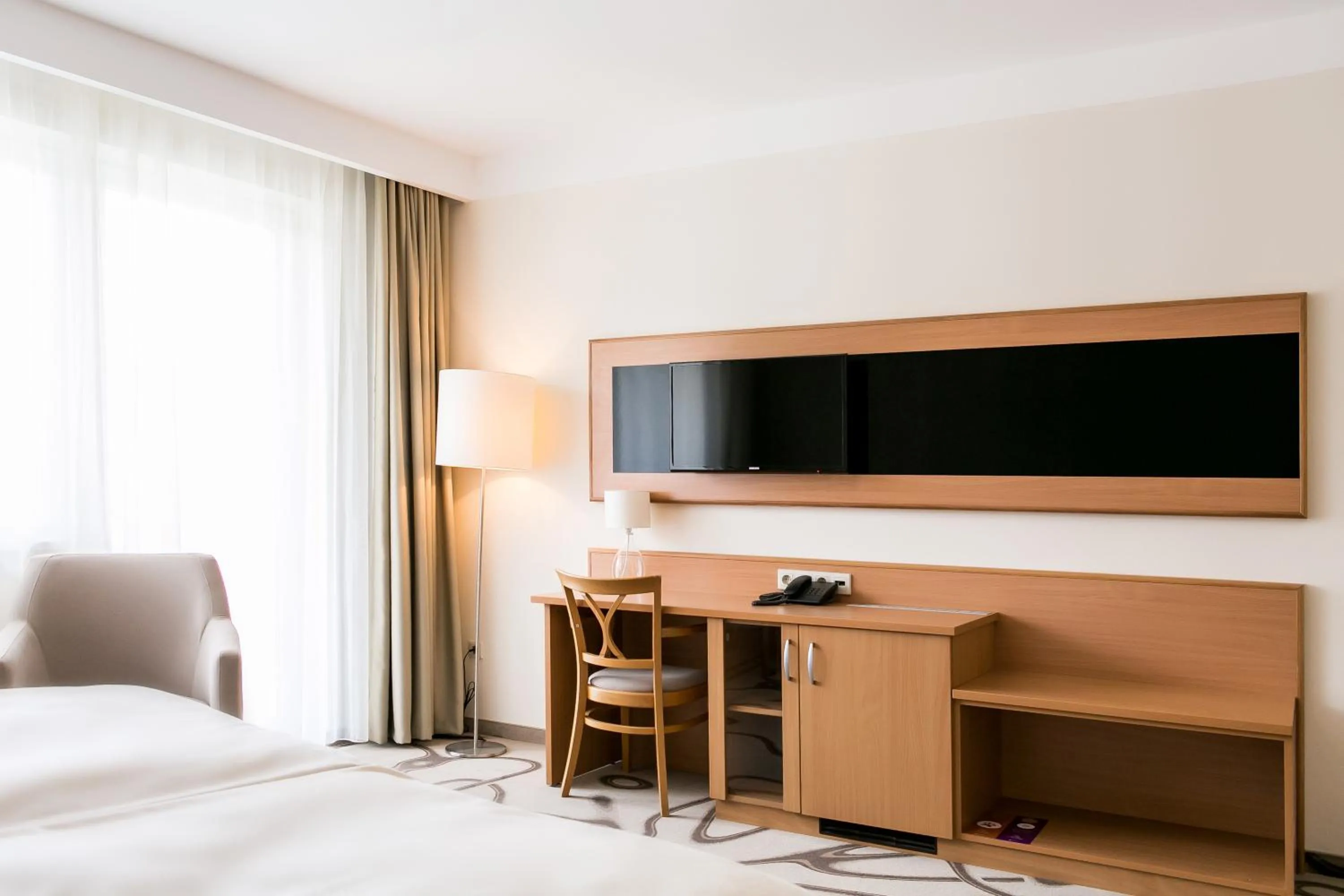 TV and multimedia, Bed in Ambient Hotel & Thermal Spa