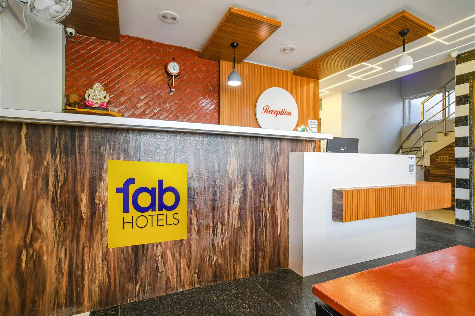 Lobby or reception in FabHotel Unity Landmark
