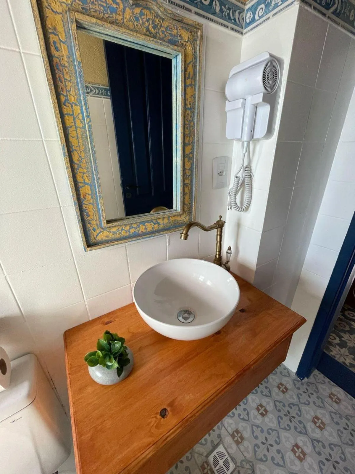 Bathroom in Pousada Beija Flor