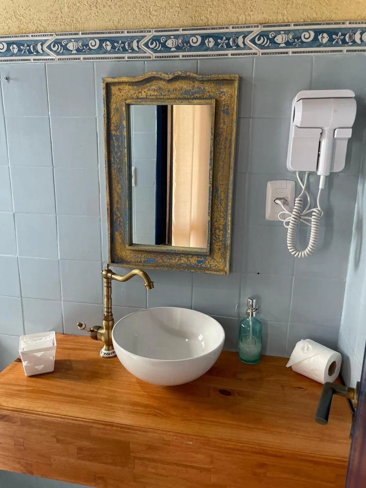 Bathroom in Pousada Beija Flor