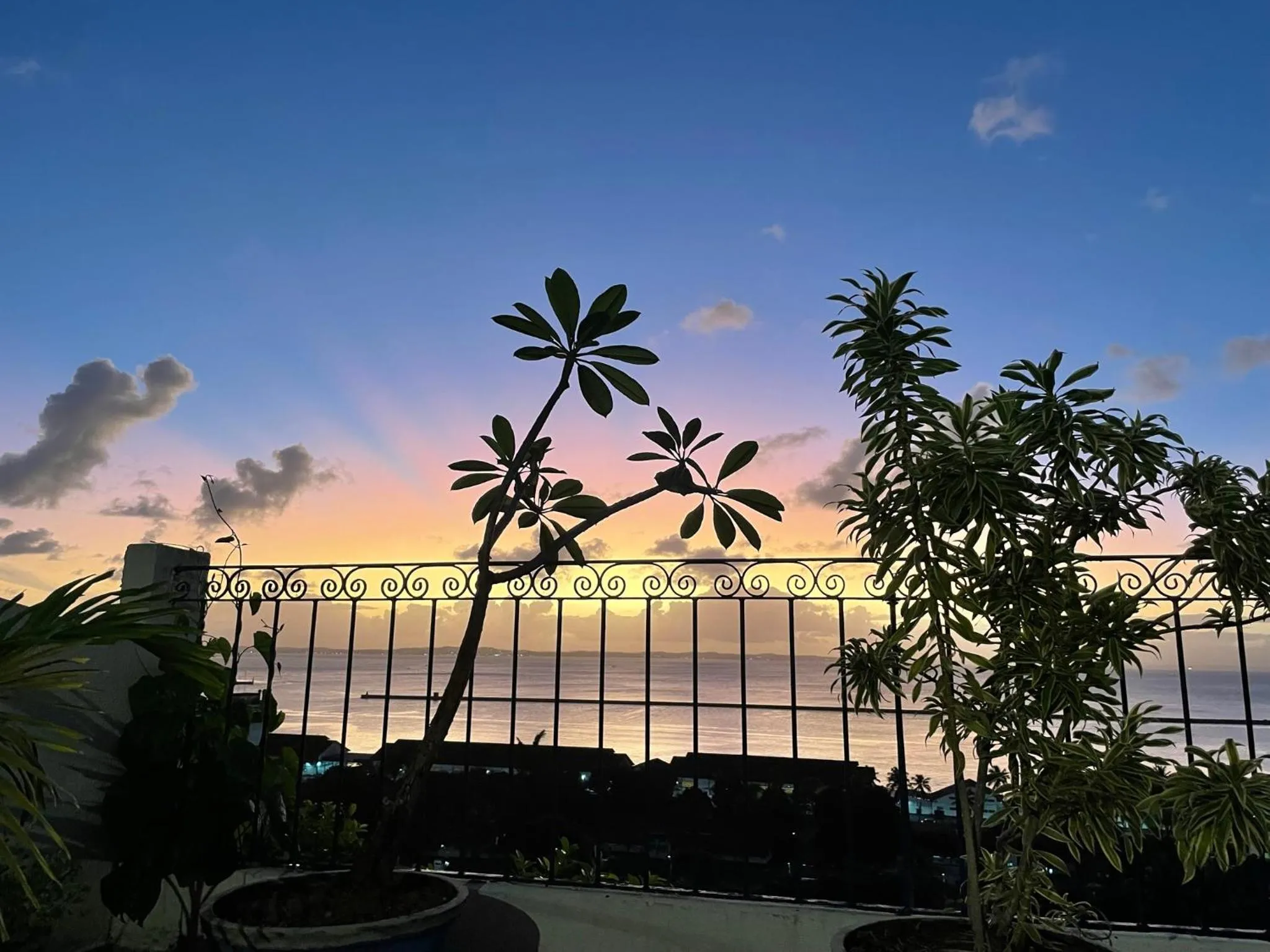 Balcony/Terrace in Pousada Beija Flor
