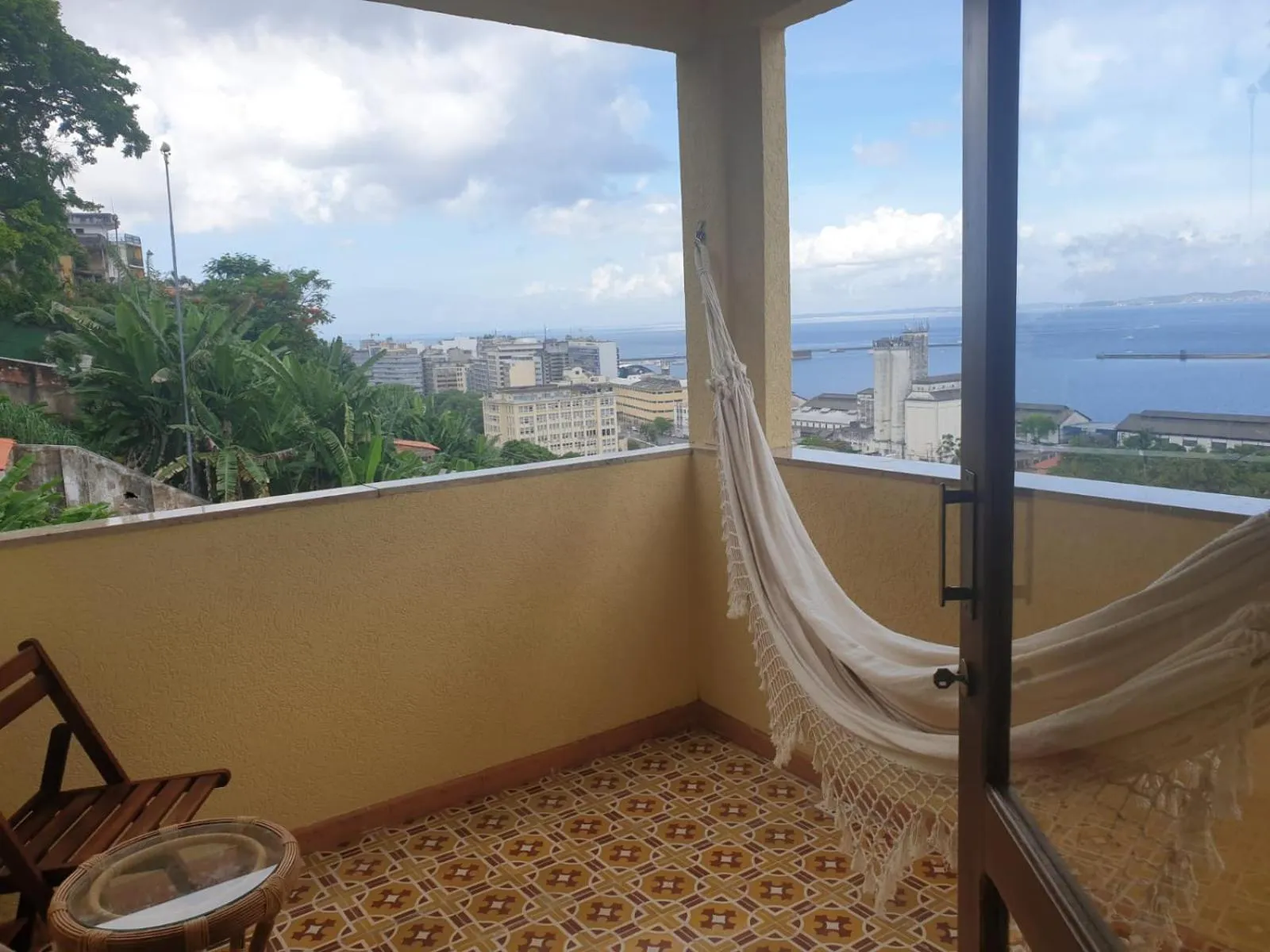 Balcony/Terrace in Pousada Beija Flor