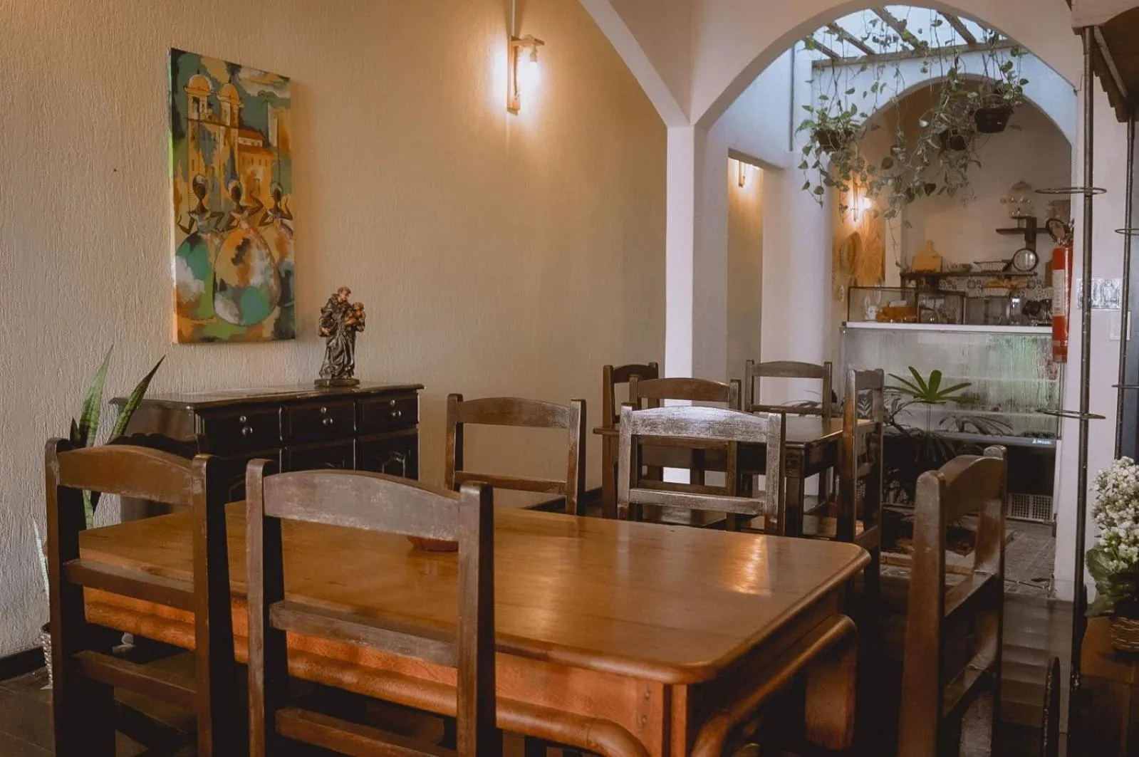 Restaurant/places to eat in Pousada Beija Flor