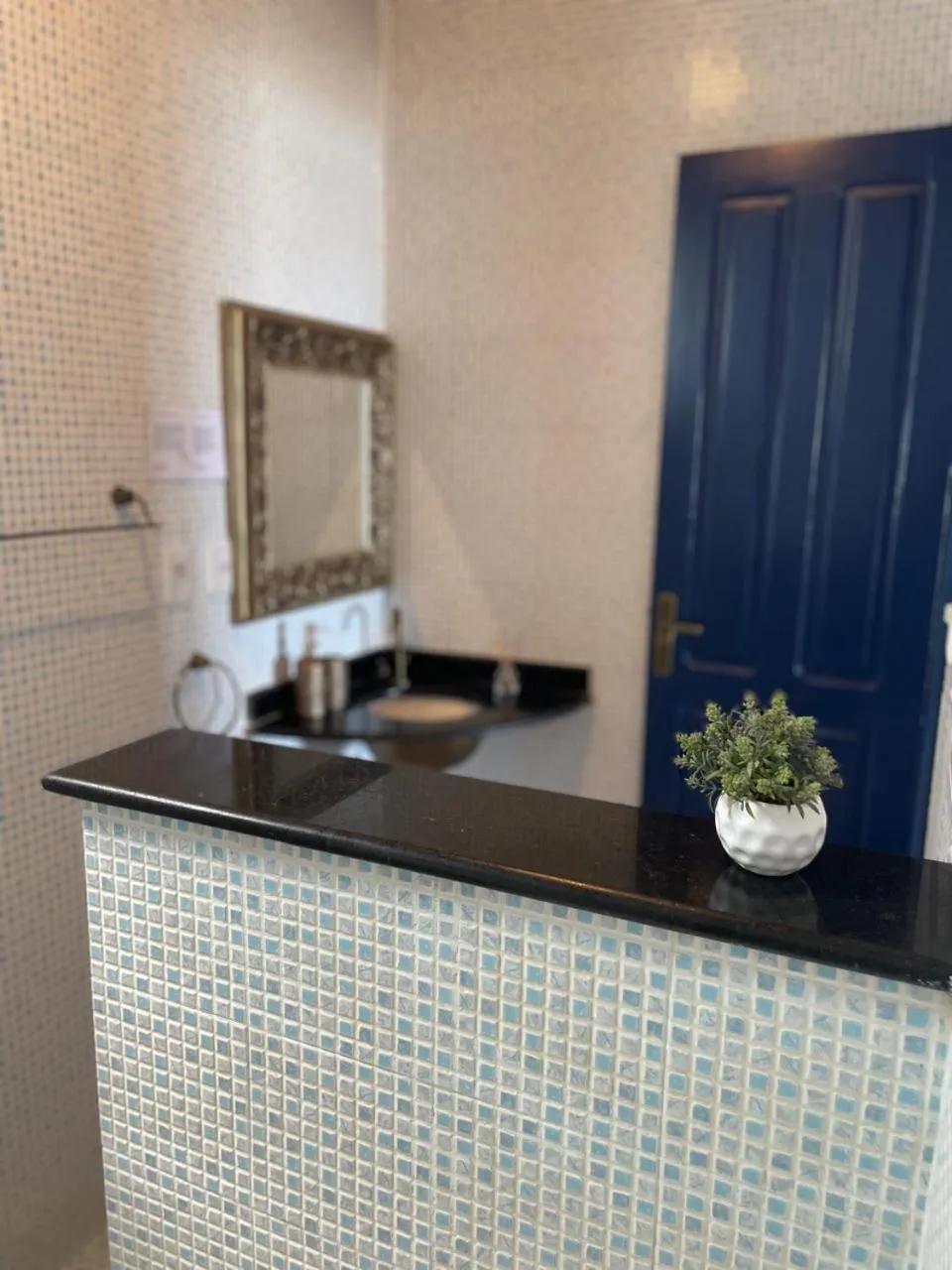 Bathroom in Pousada Beija Flor