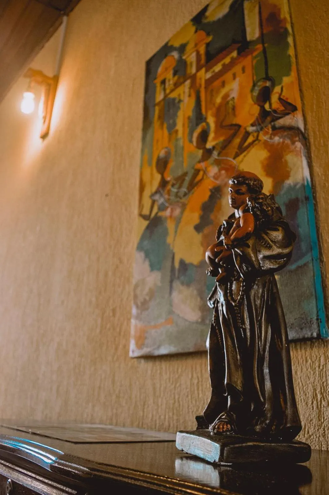 Living room in Pousada Beija Flor