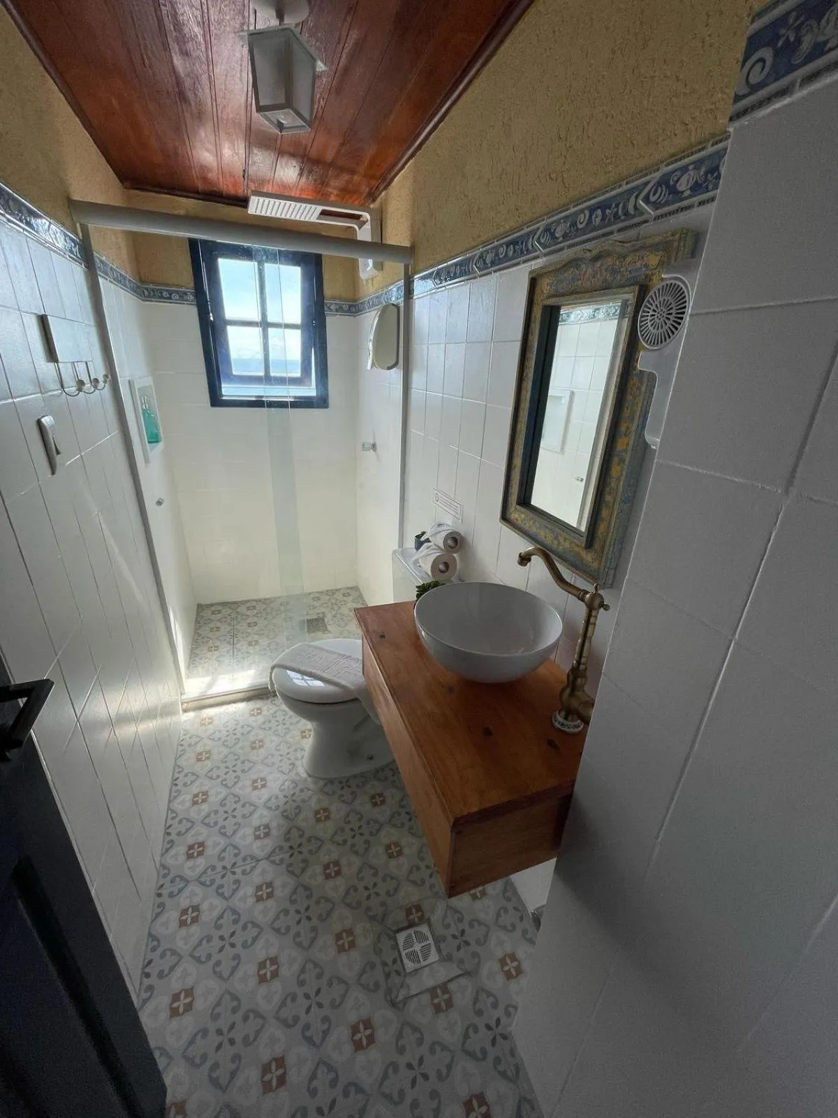 Bathroom in Pousada Beija Flor