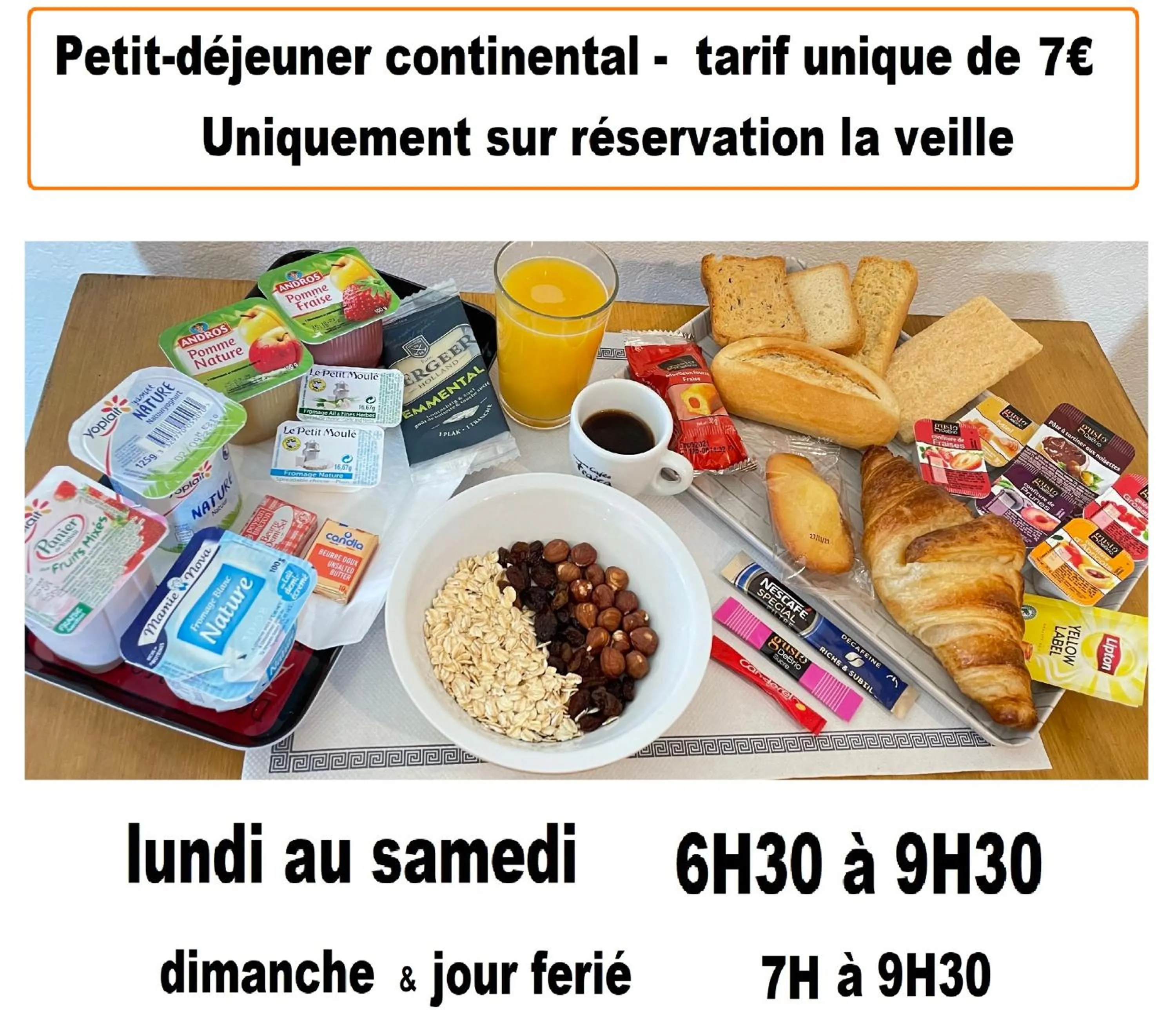 Breakfast in Fasthotel Albertville