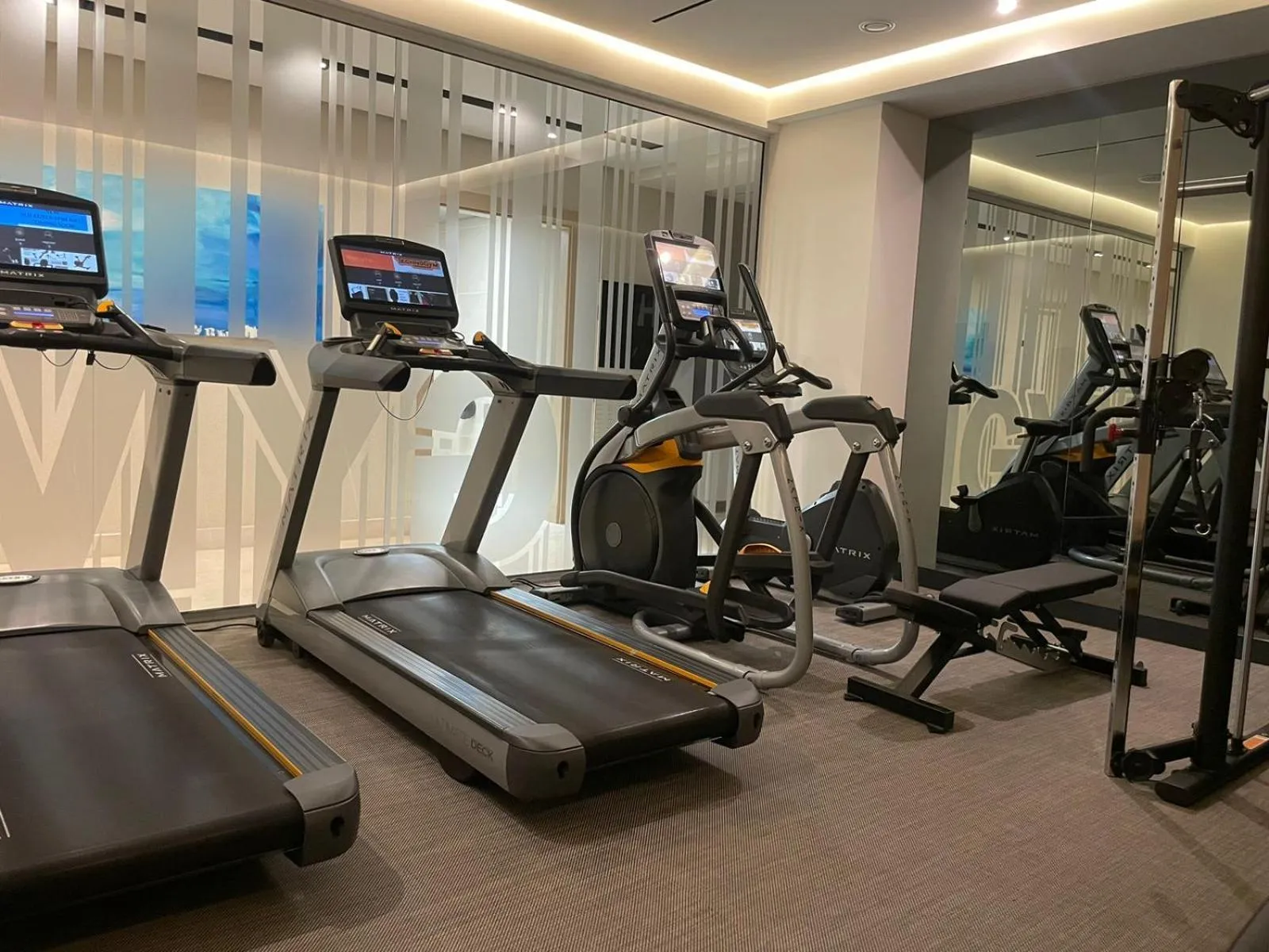 Fitness centre/facilities in Katamare Hotel