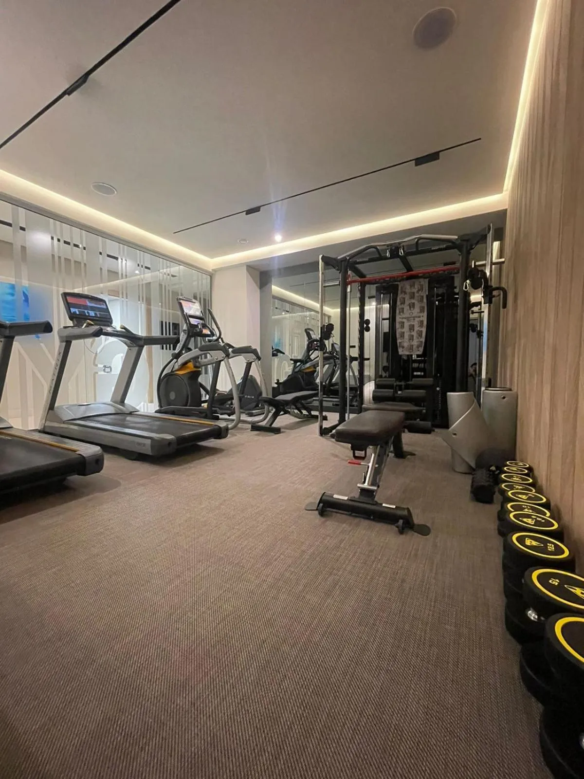 Fitness centre/facilities in Katamare Hotel