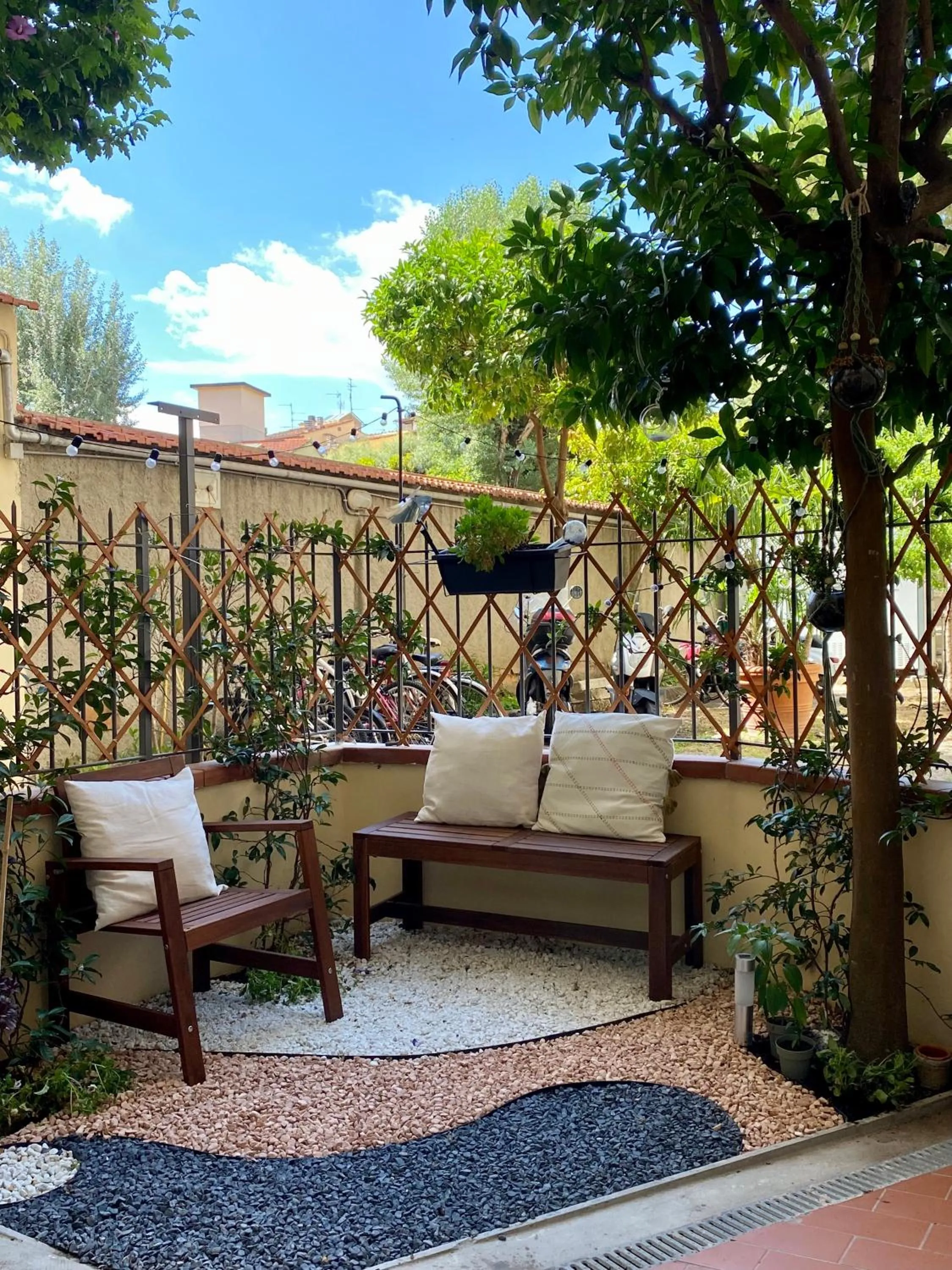 Garden in B&B Monteverdi L'Arancio