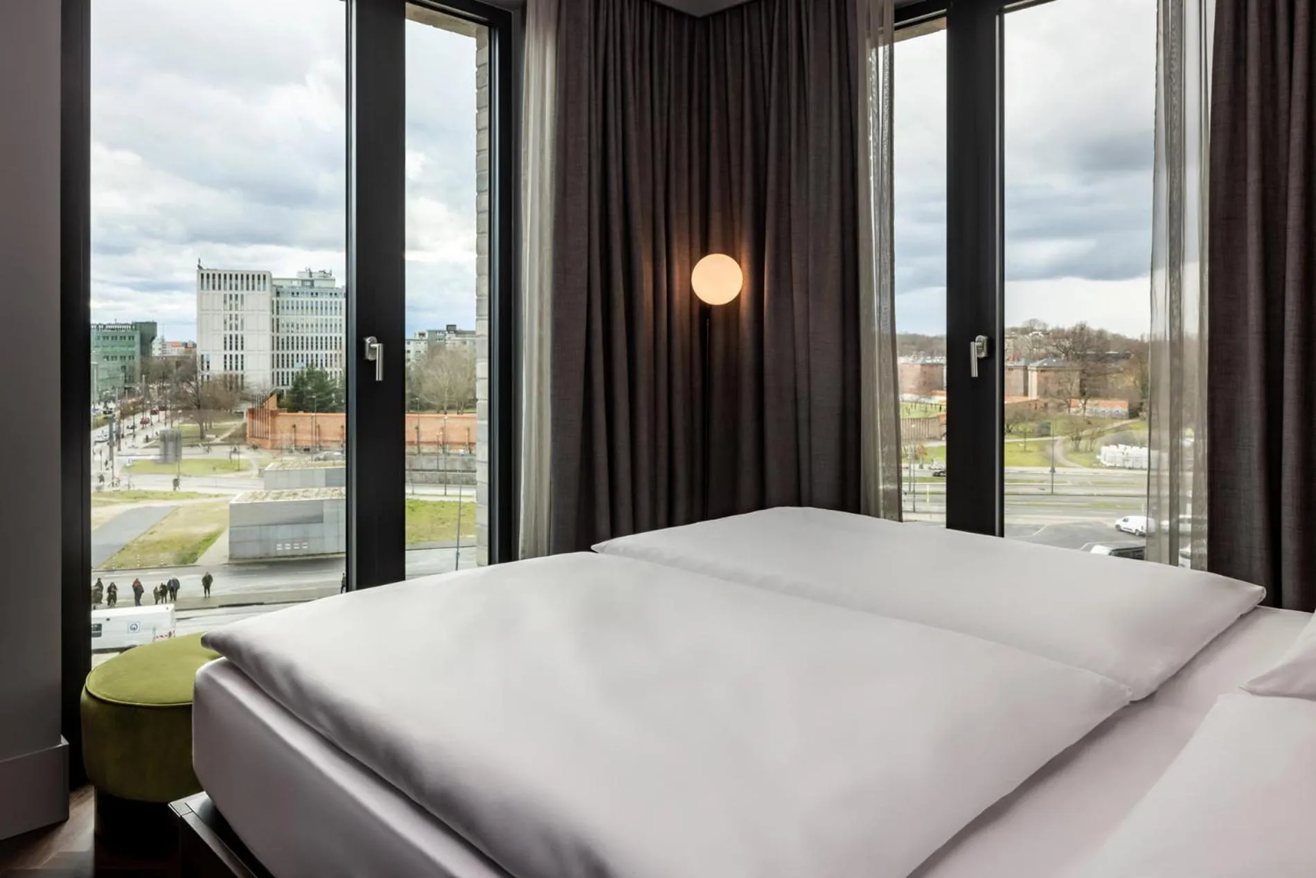 View (from property/room), Bed in Hotel ROMY by AMANO