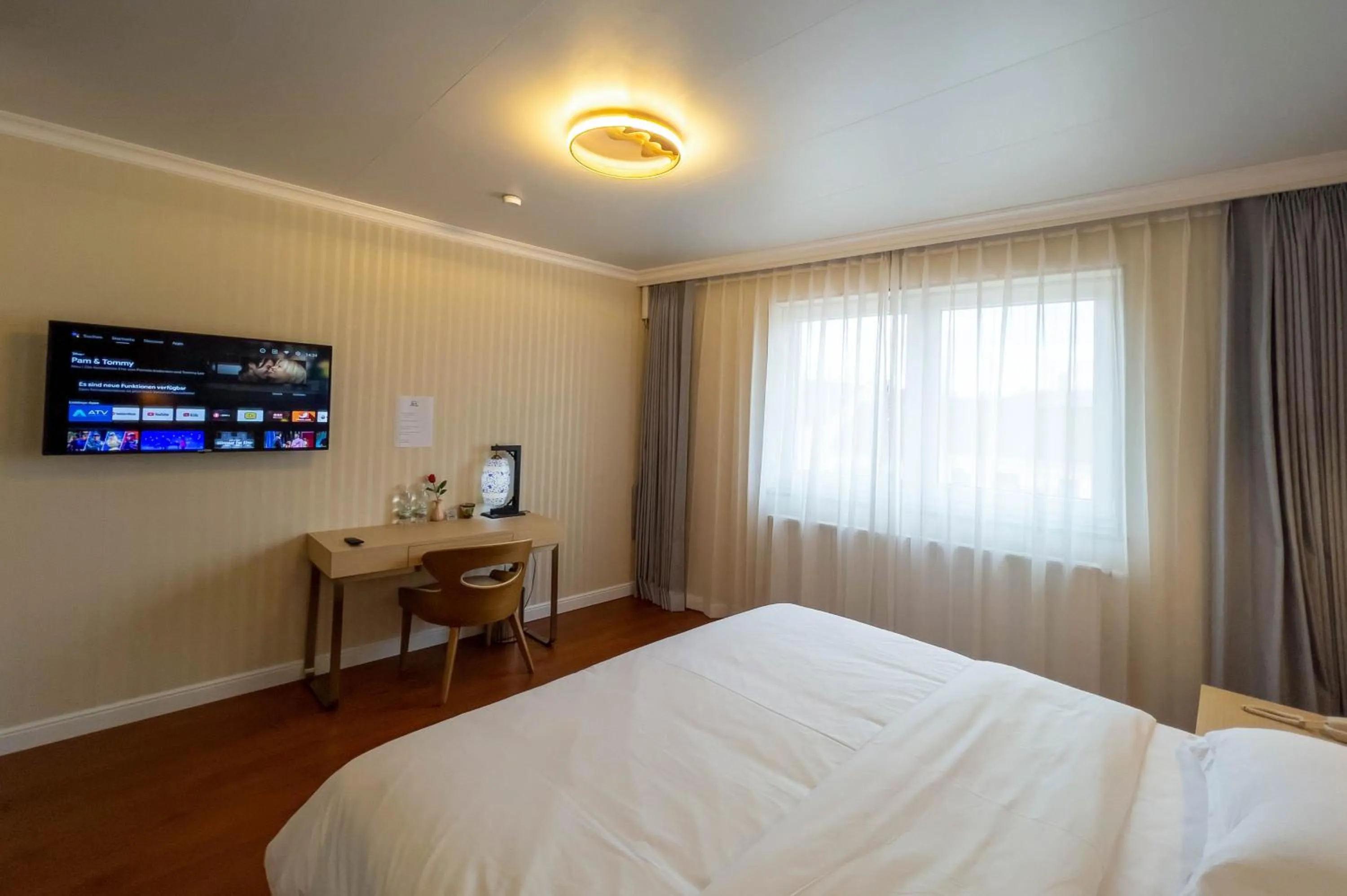 Bed in Mr.Liao Hotel