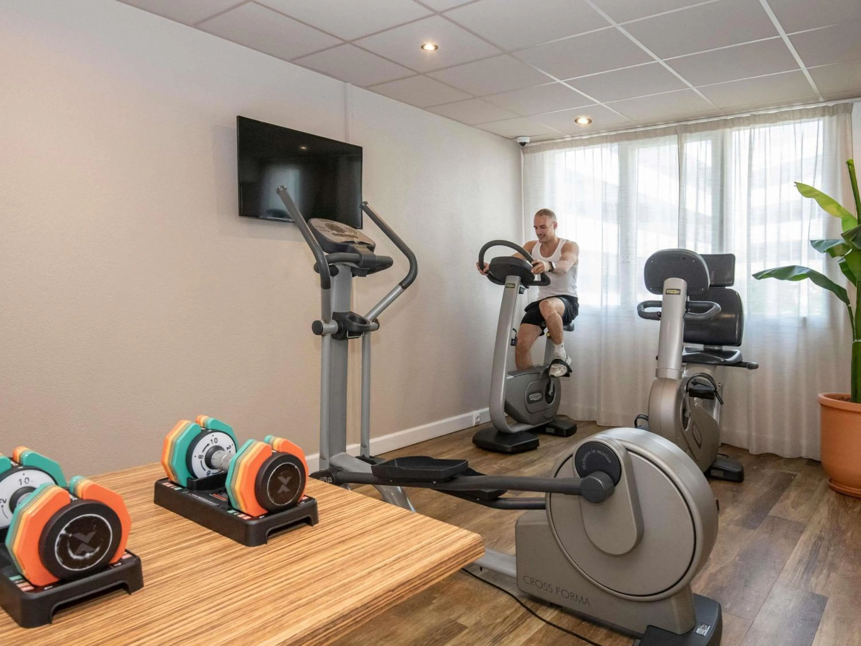 Fitness centre/facilities in Novotel Suites Nice Airport
