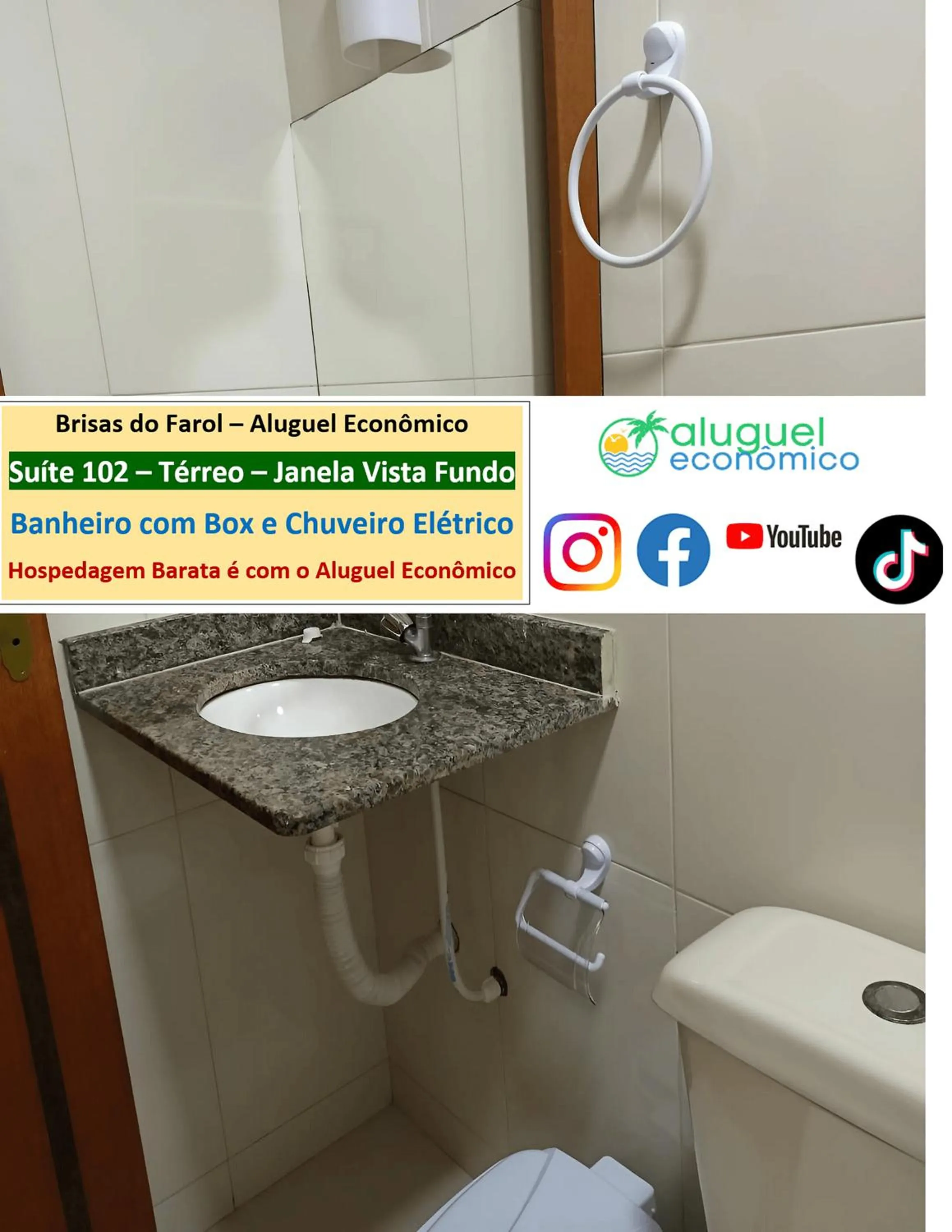 Toilet in Arraial do Cabo - Brisas do Farol - Aluguel Econômico