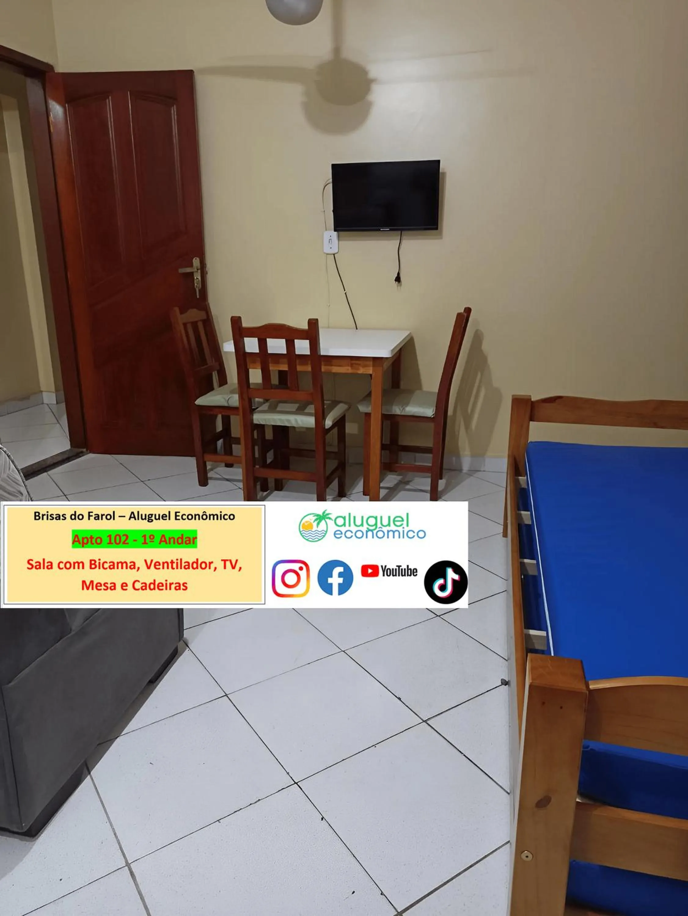Living room in Arraial do Cabo - Brisas do Farol - Aluguel Econômico