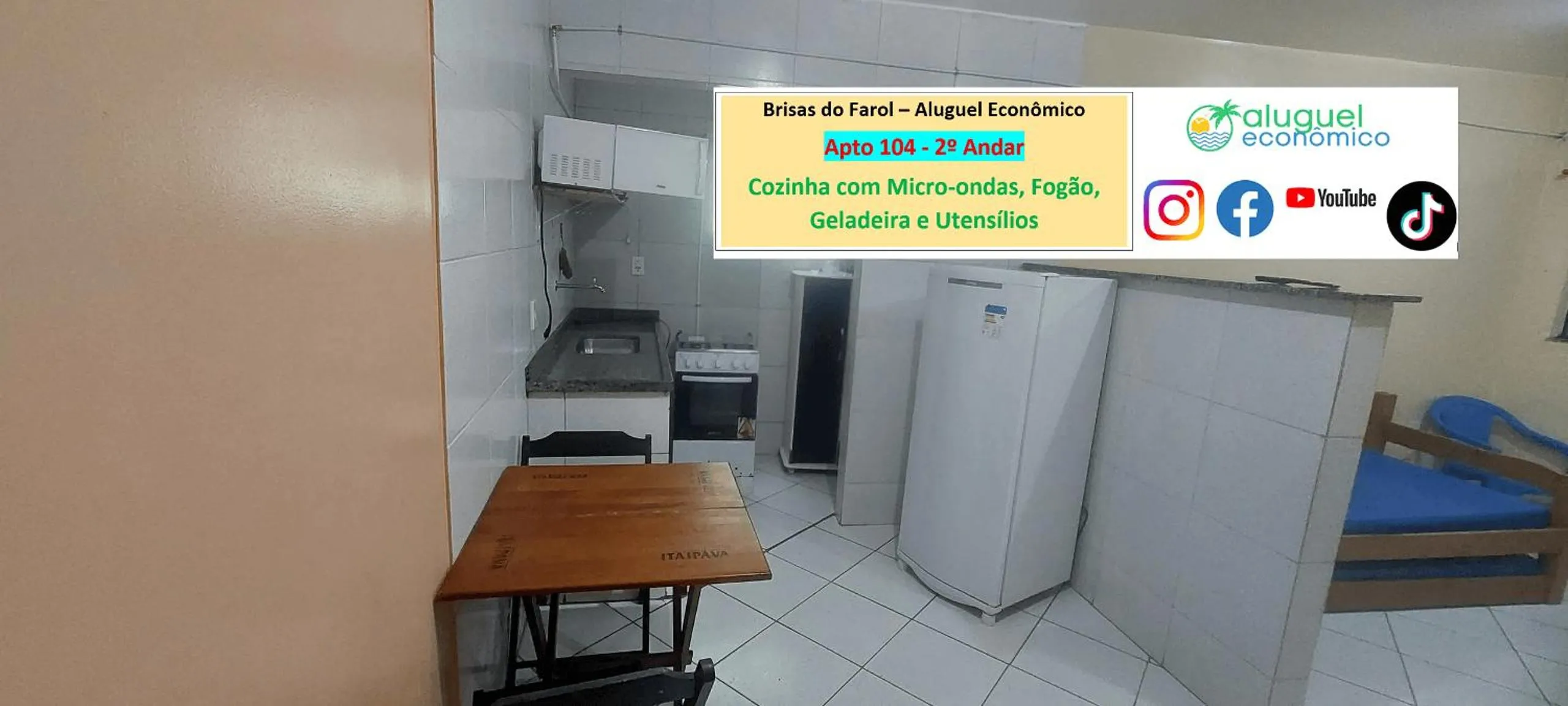 Kitchen or kitchenette in Arraial do Cabo - Brisas do Farol - Aluguel Econômico