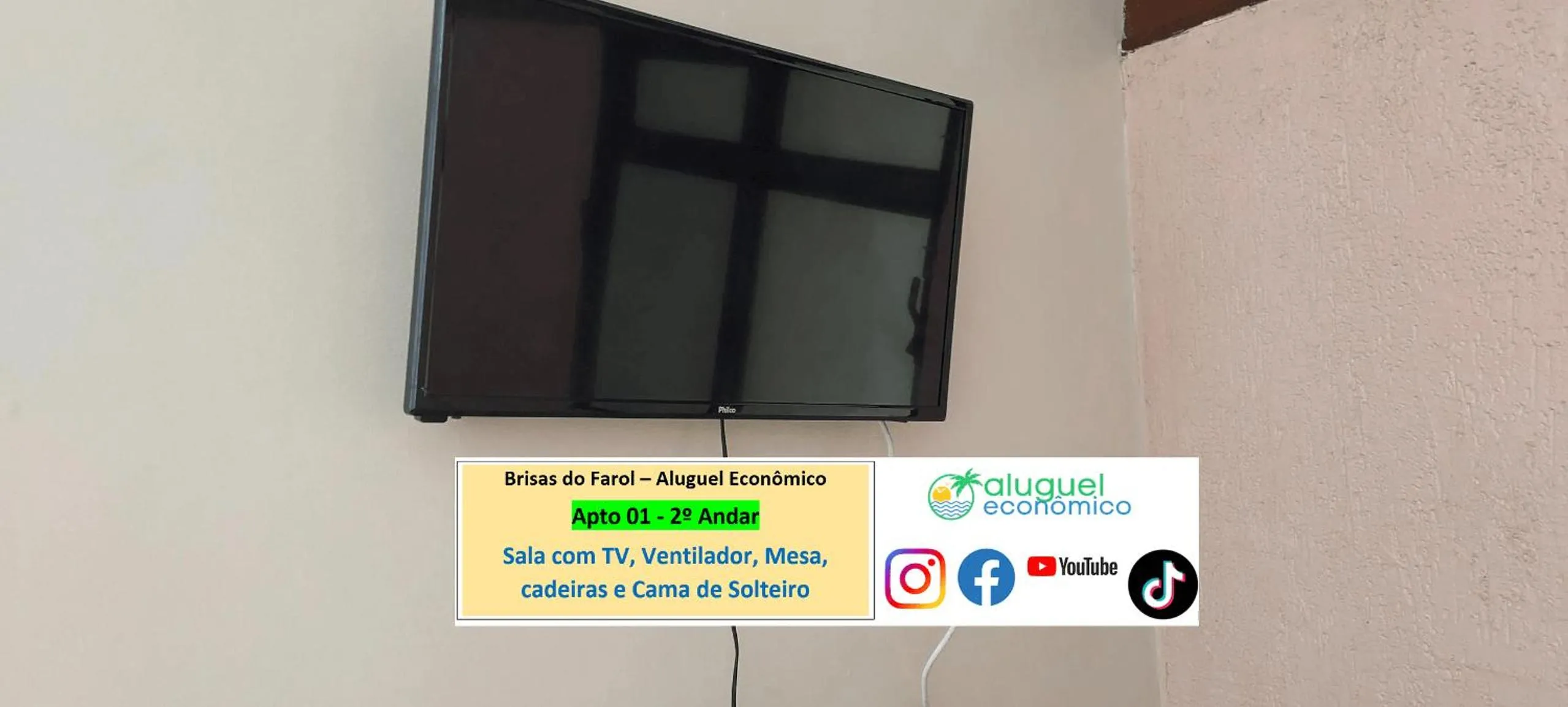 Living room in Arraial do Cabo - Brisas do Farol - Aluguel Econômico