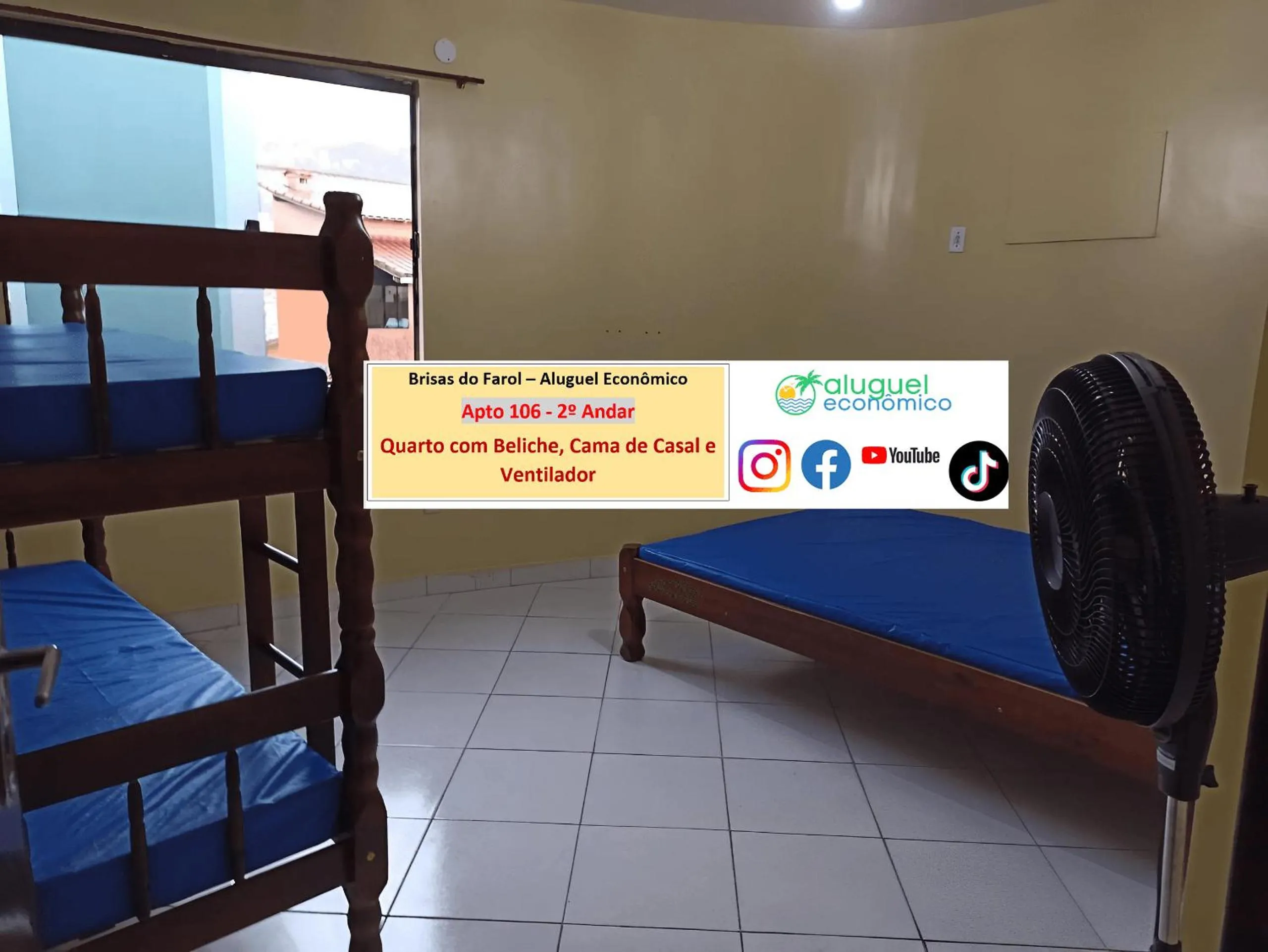 Bedroom, Bed in Arraial do Cabo - Brisas do Farol - Aluguel Econômico