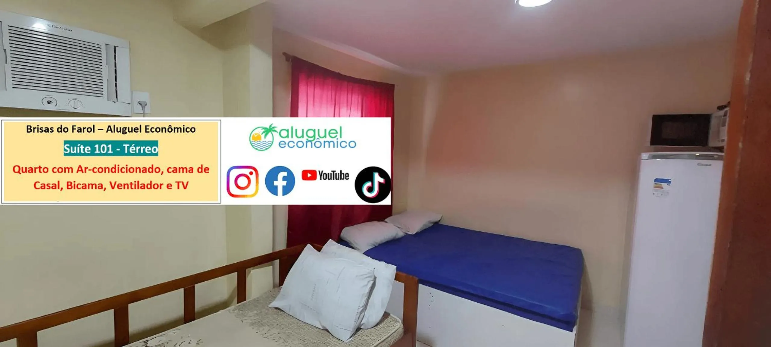 Bedroom in Arraial do Cabo - Brisas do Farol - Aluguel Econômico