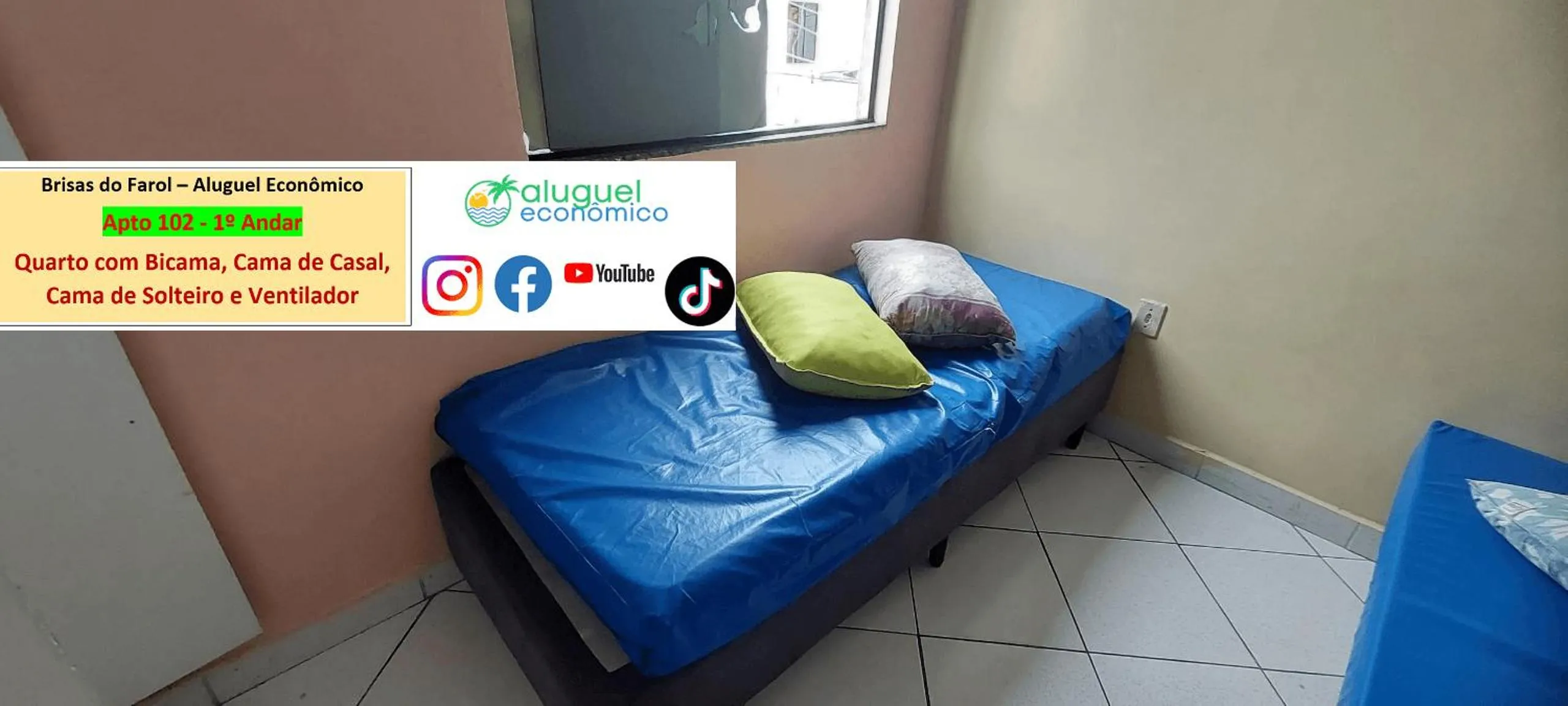 Bedroom in Arraial do Cabo - Brisas do Farol - Aluguel Econômico