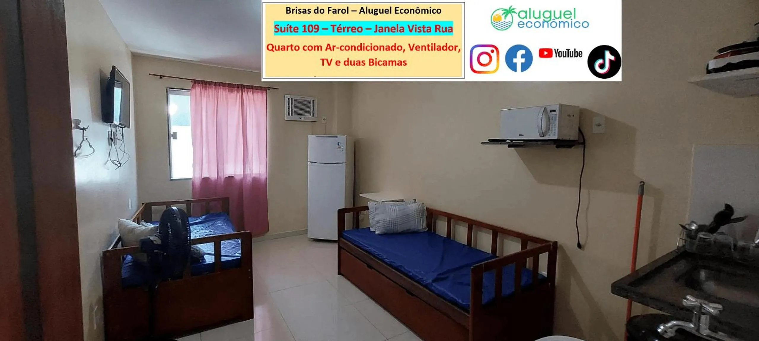Bedroom in Arraial do Cabo - Brisas do Farol - Aluguel Econômico