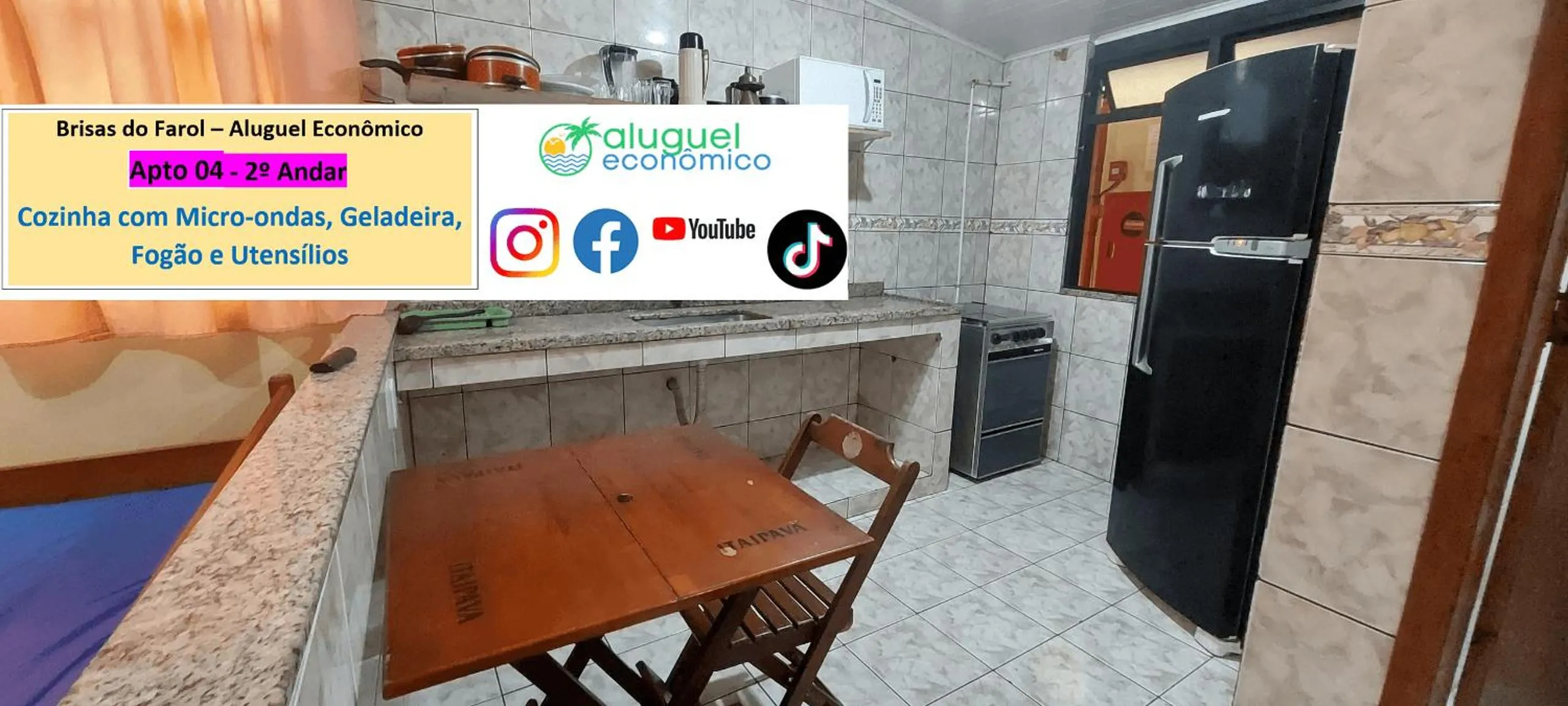Kitchen or kitchenette in Arraial do Cabo - Brisas do Farol - Aluguel Econômico