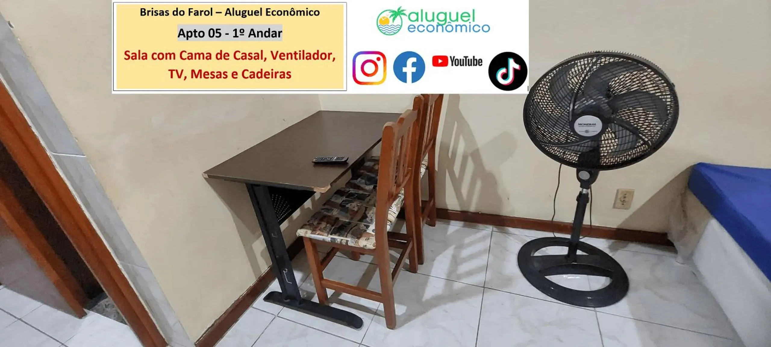 Living room in Arraial do Cabo - Brisas do Farol - Aluguel Econômico