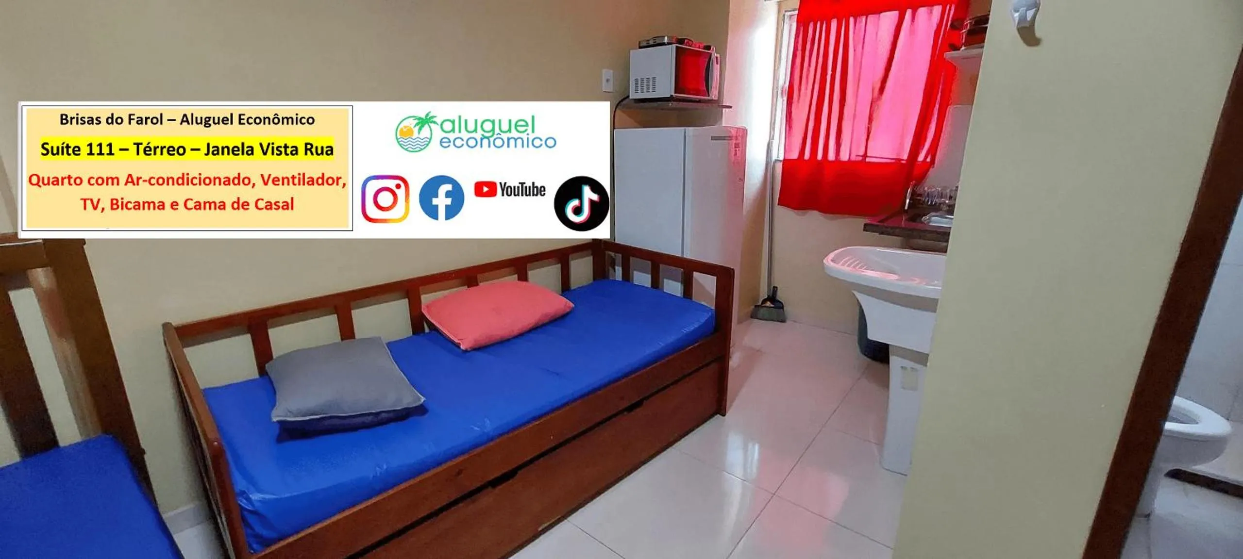 Bedroom, Bed in Arraial do Cabo - Brisas do Farol - Aluguel Econômico