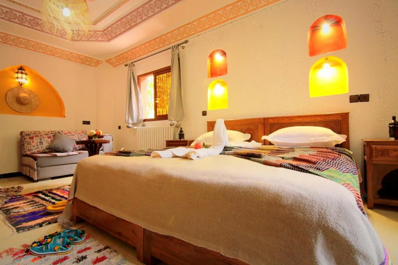 Bedroom, Bed in Jnane Karma