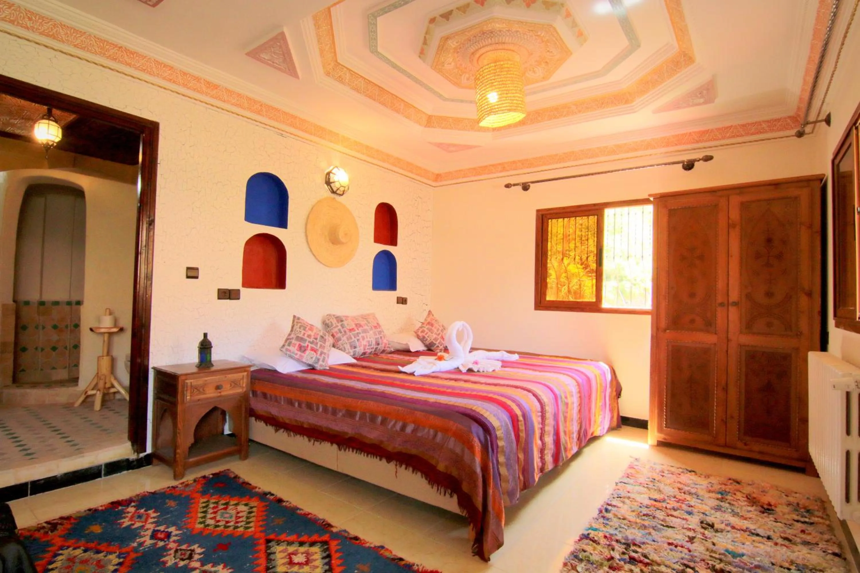 Bathroom, Bed in Jnane Karma