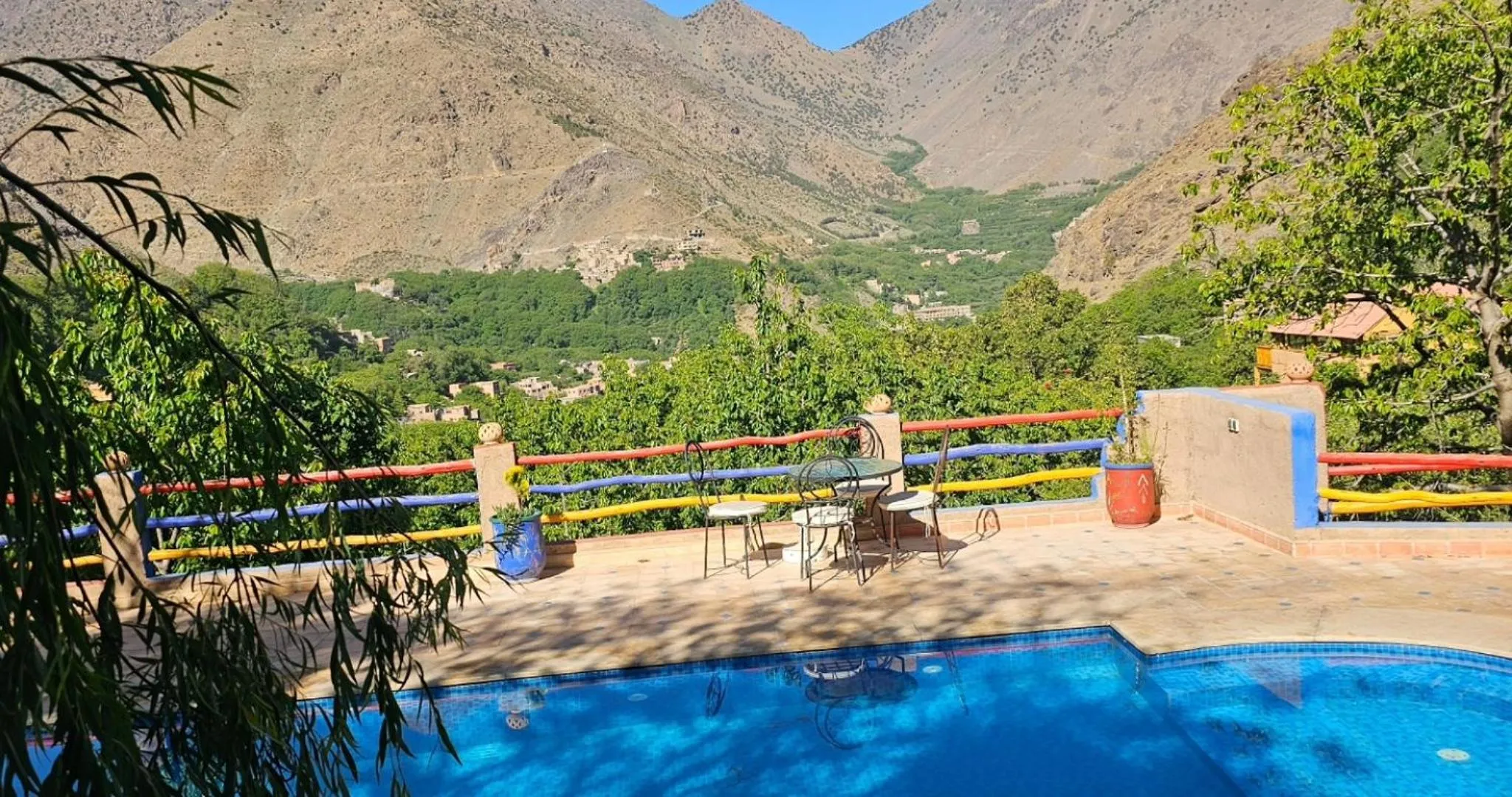 Swimming pool in Jnane Karma