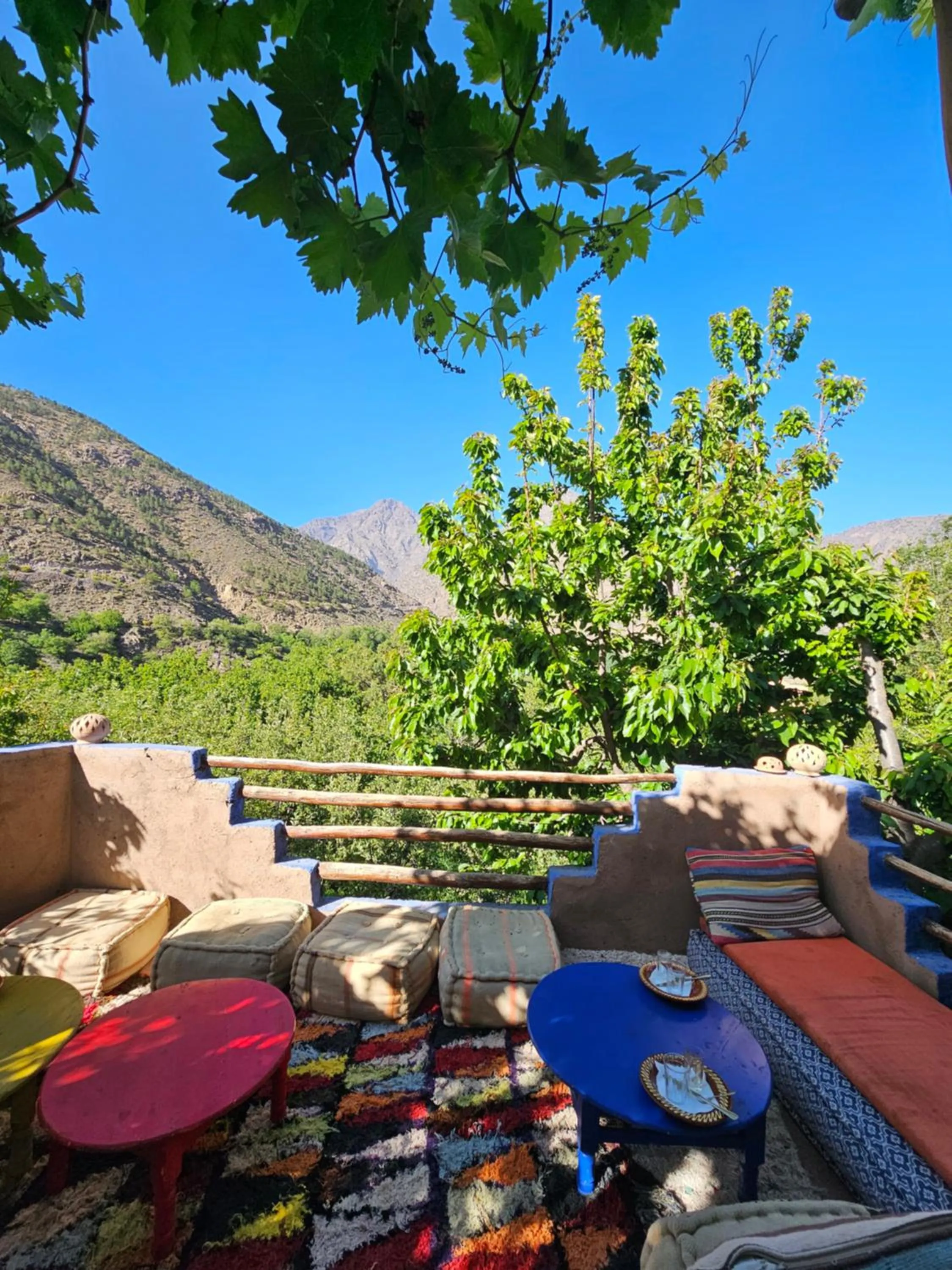 Seating area in Jnane Karma