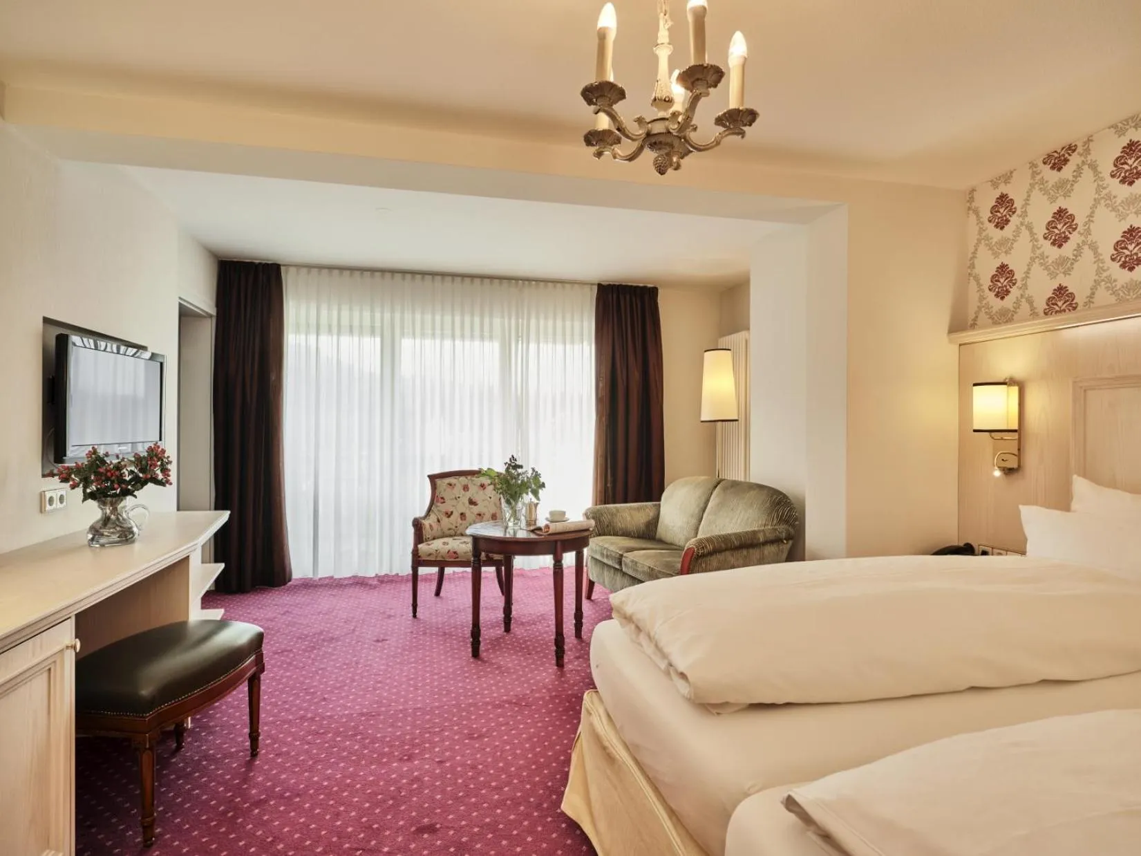 Bed in Hotel Reppert