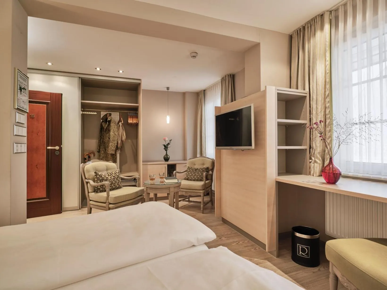 Bed in Hotel Reppert