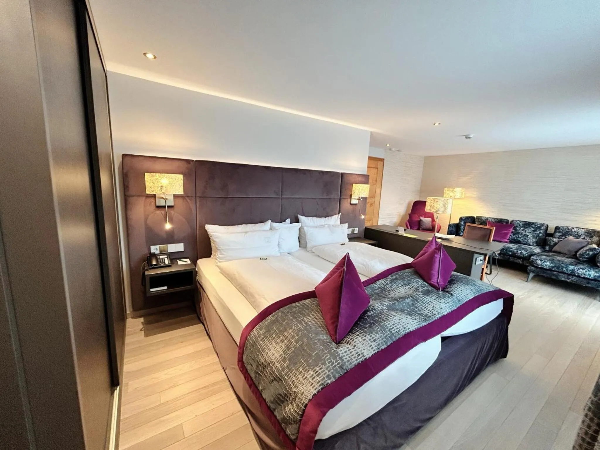 Bed in Hotel Reppert