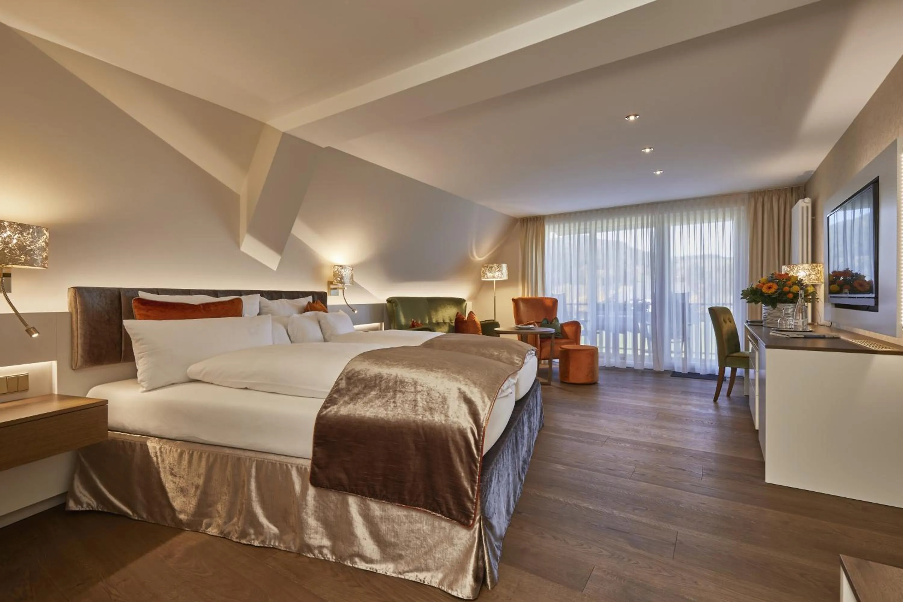 Bed in Hotel Reppert