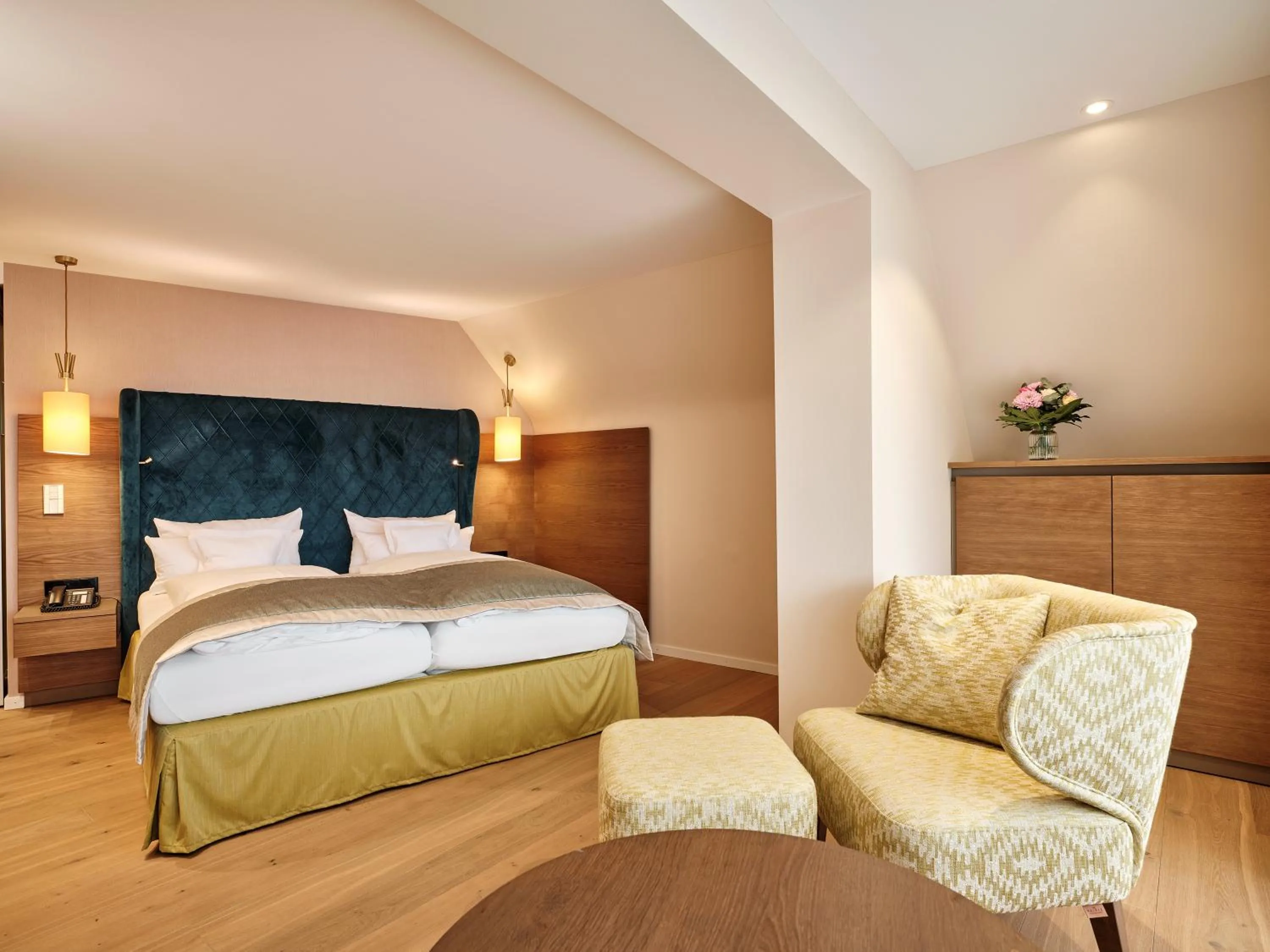 Bed in Hotel Reppert