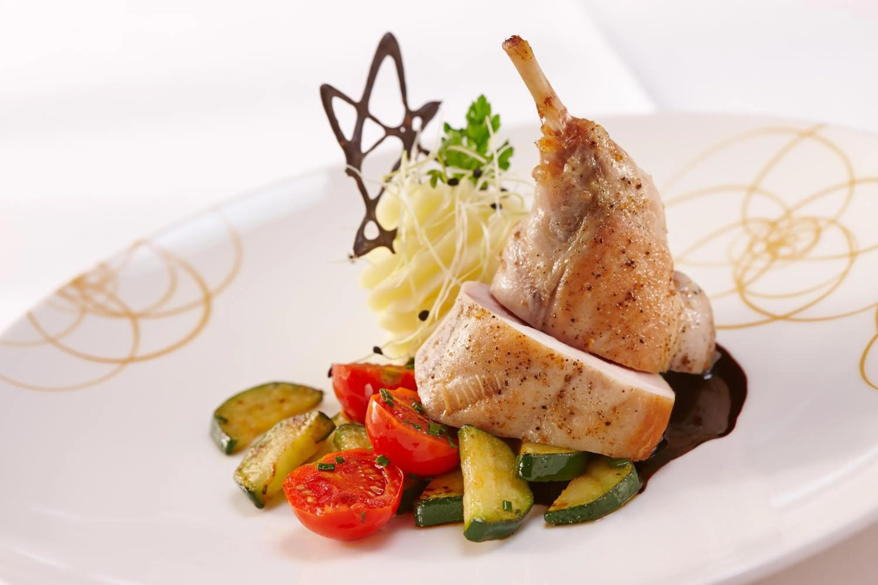 Food close-up in Hotel Reppert