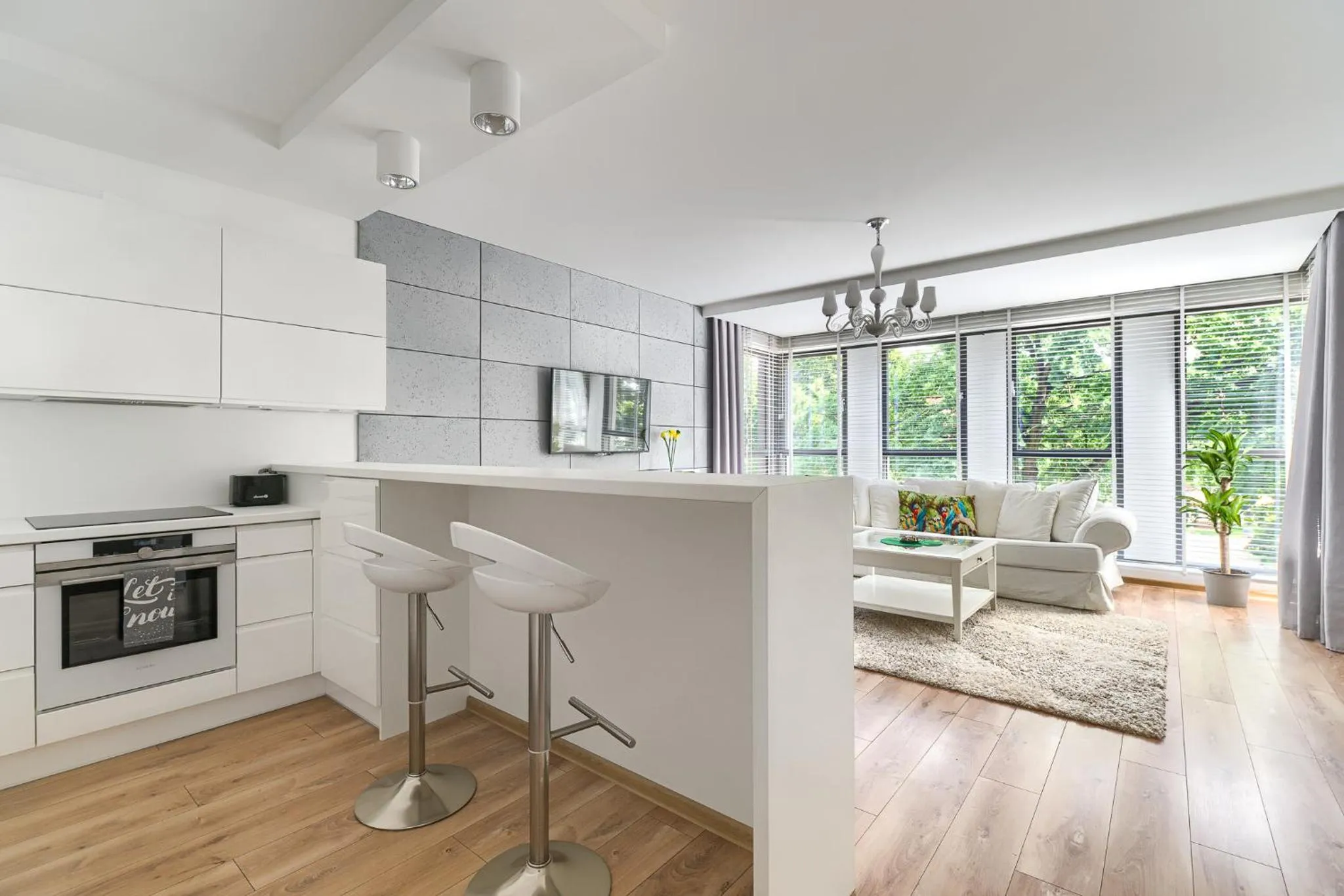 Kitchen or kitchenette in MARGI Eclipse Apartament COMFY AND BEAUTI