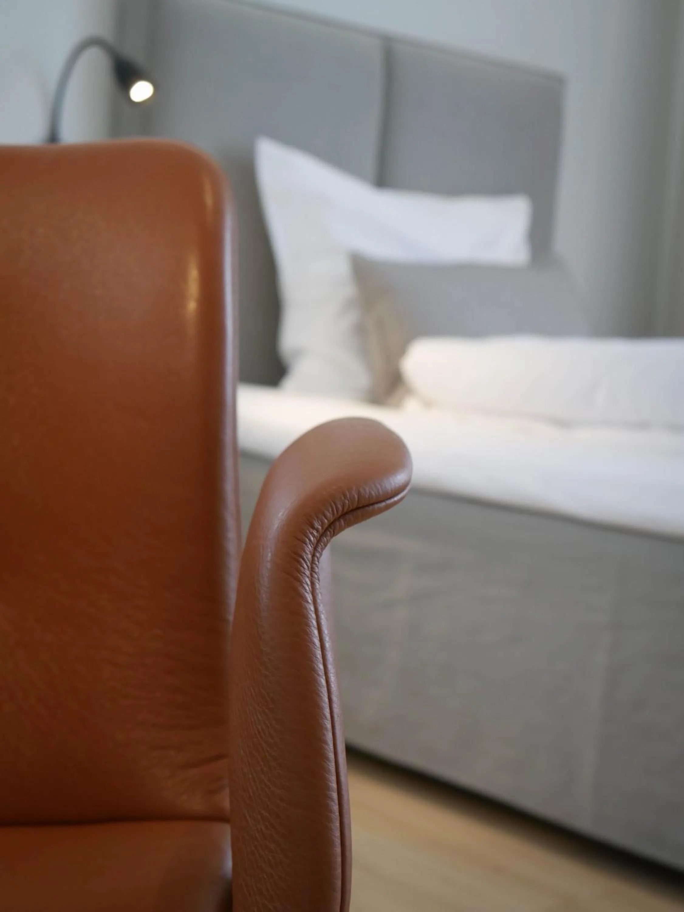 Decorative detail, Bed in Hotel am Engelberg